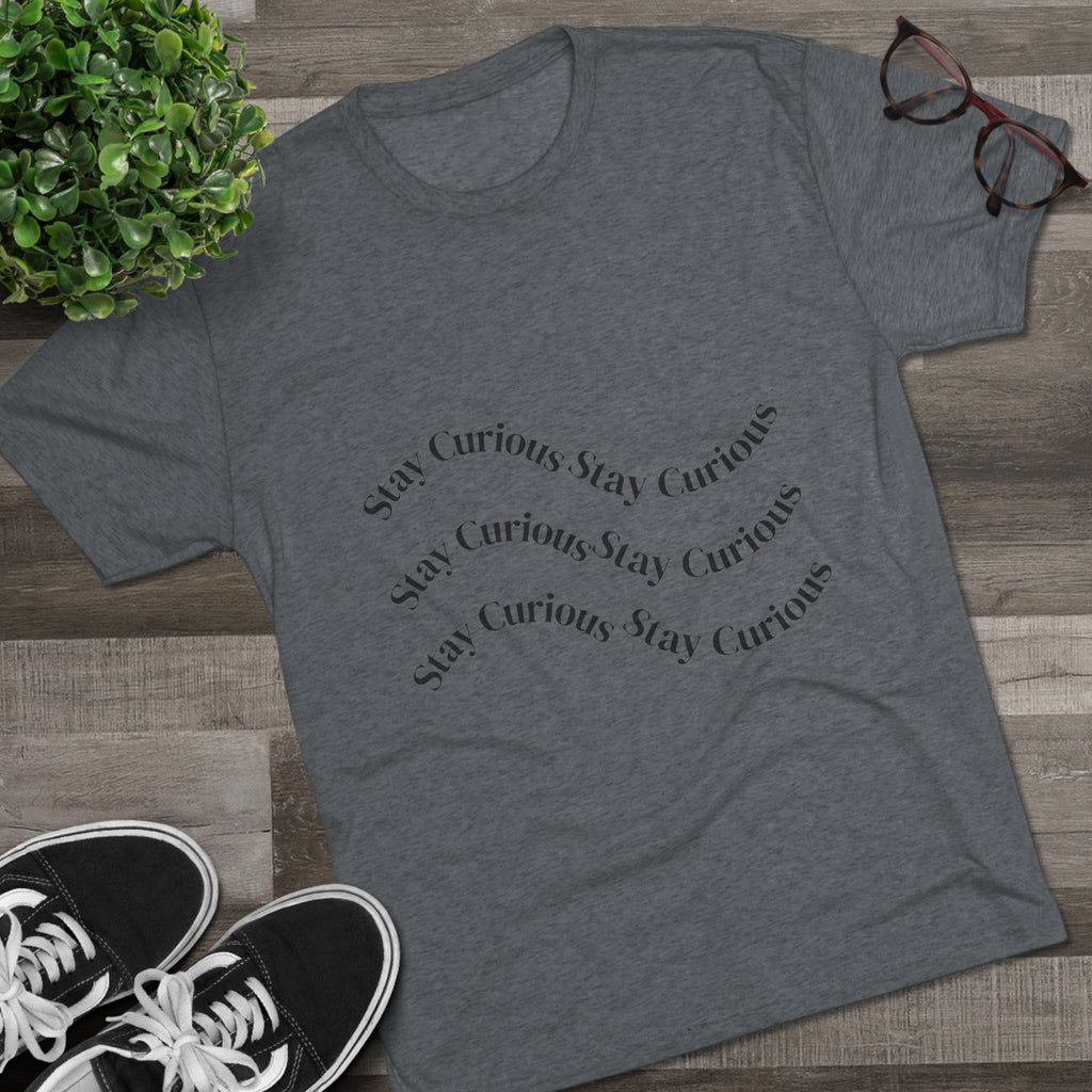 Crew Tee Stay Curious Wave Shirt