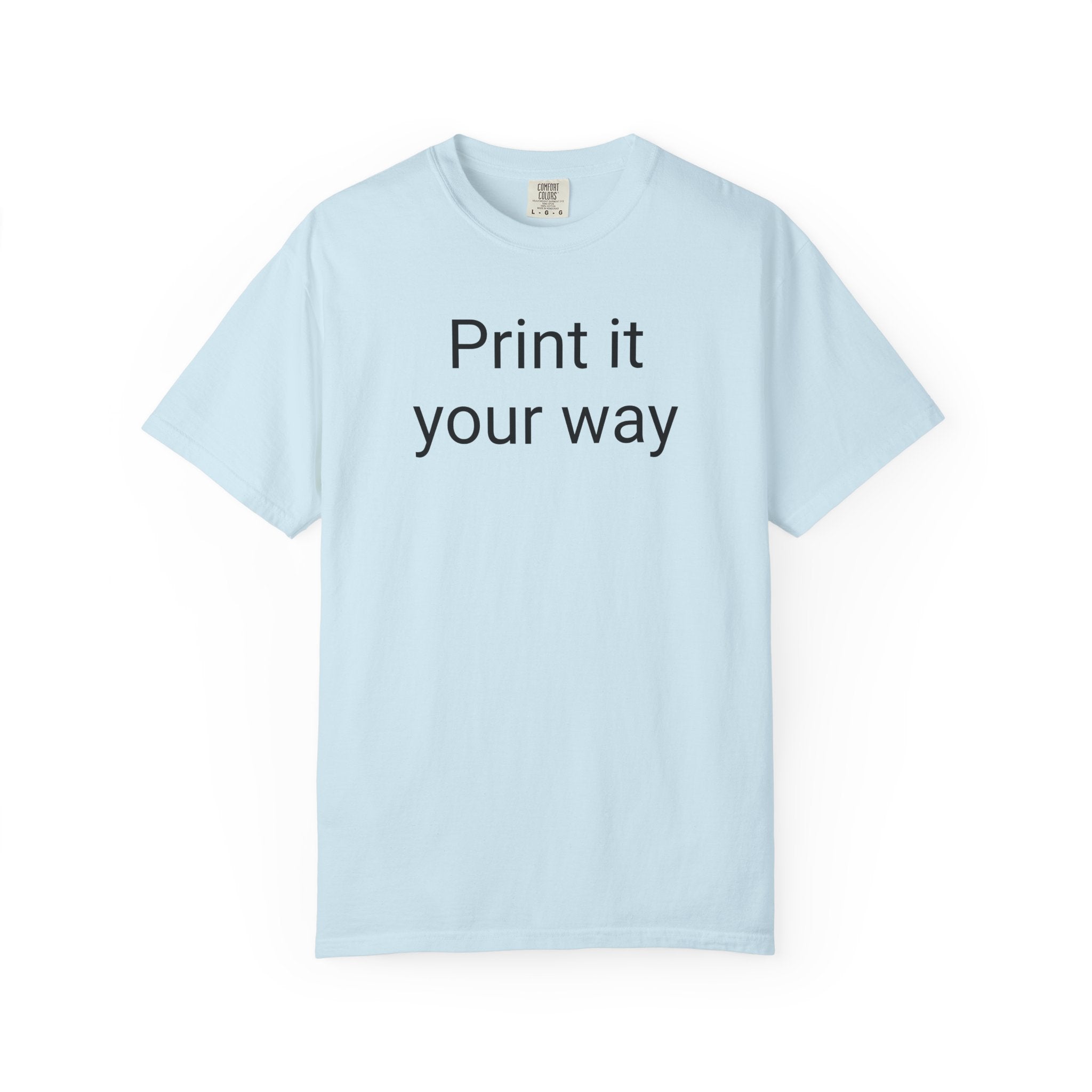 Customizable Unisex T-Shirt | Print It Your Way | Gift for Friends, DIY Fashion, Casual Wear, Birthday Gift, Personalize Your Style
