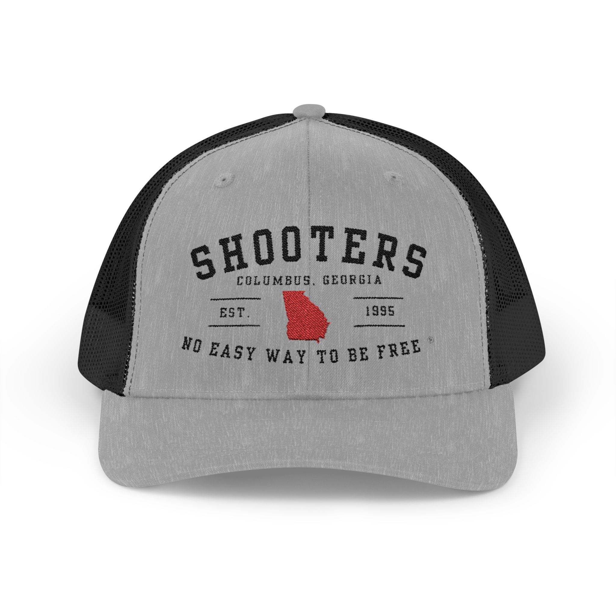 Shooters of Columbus Snapback Trucker Cap (Black lettering)