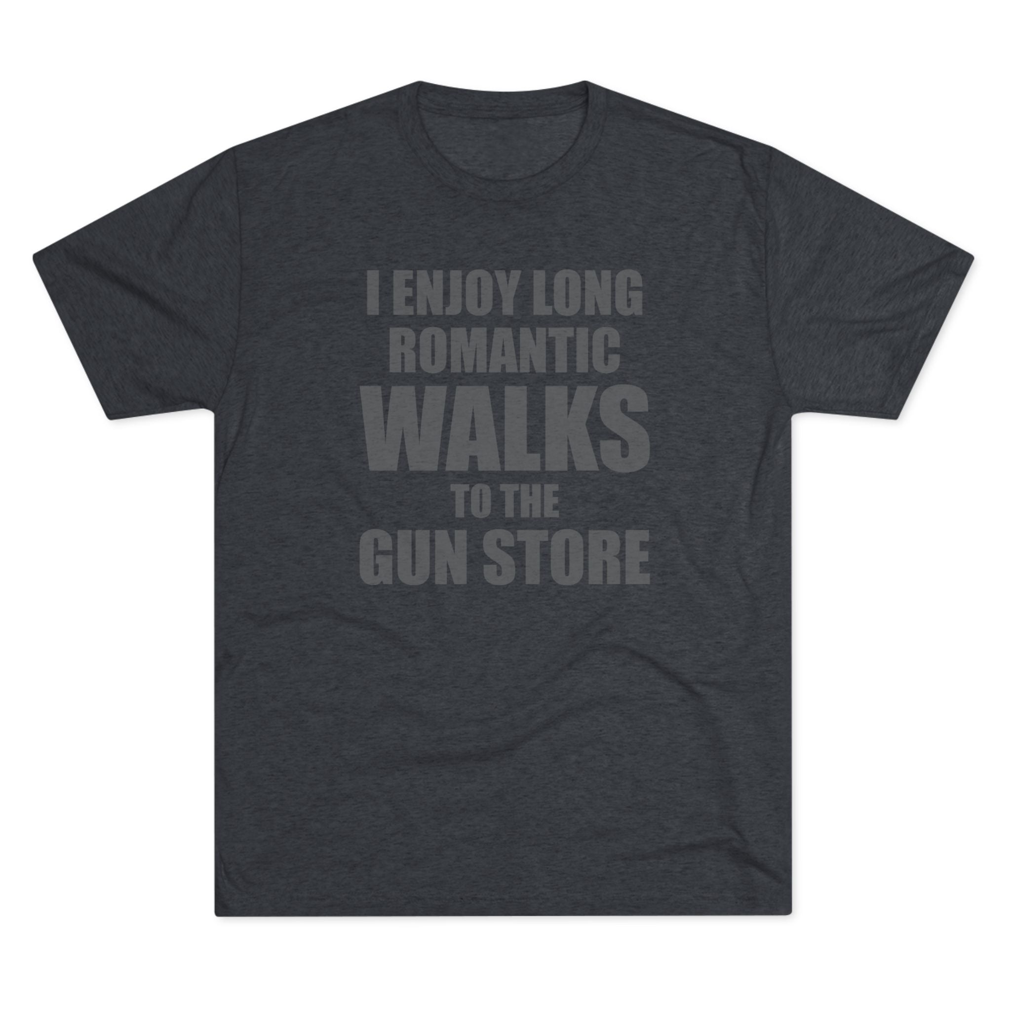 Gun Lover's Tri-Blend Tee - Romantic Walks Design