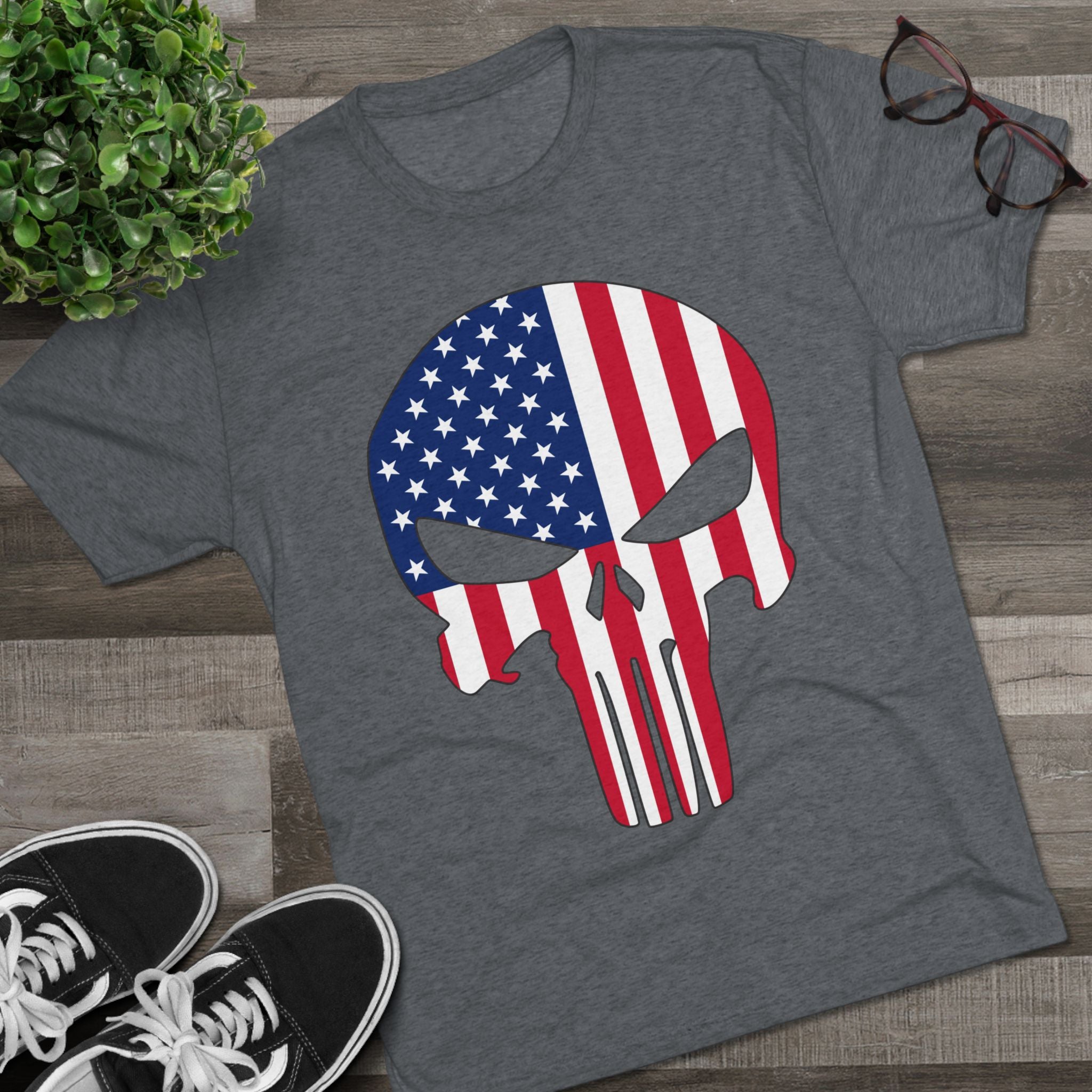 American Flag Punisher Tee