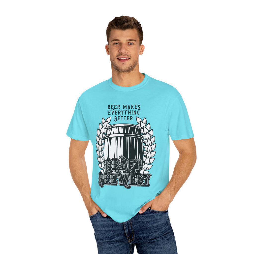 Craft Brewery T-Shirt, Beer Lover Gift, Unisex Graphic Tee, Beer Enthusiast Apparel, Homebrew Gifts, Fun Drinking Shirt
