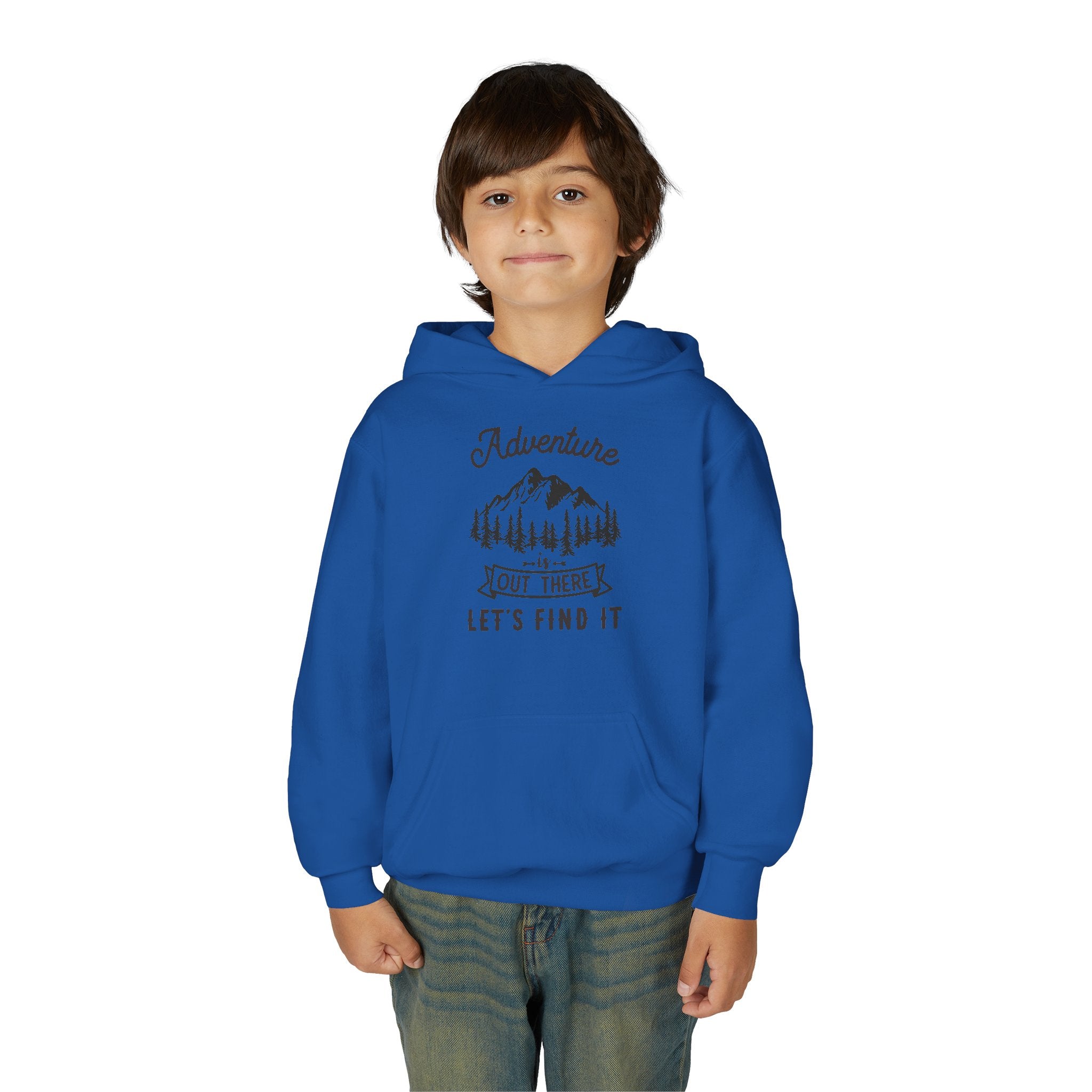 Adventure Awaits Kids Sweatshirt, Youth Outdoor Hoodie, Nature Lover Gift, Camping Sweatshirt, Adventure is Out There Sweatshirt