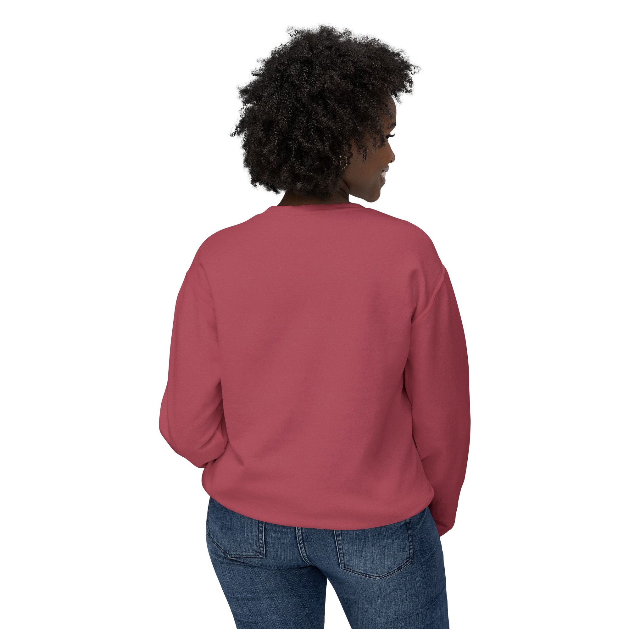 Dog Print Sweatshirt - Be Pawsome Lightweight Crewneck
