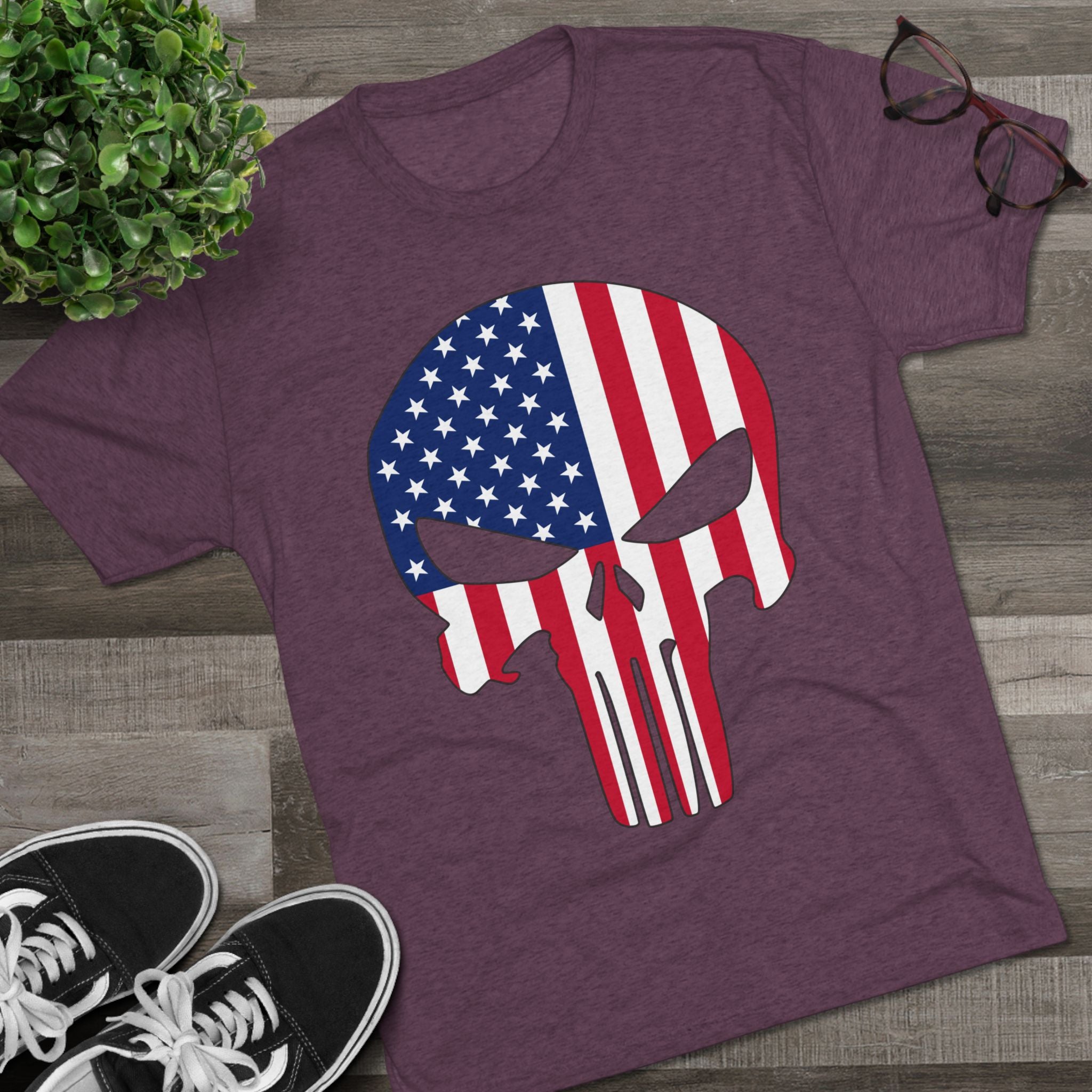 American Flag Punisher Tee