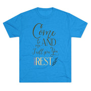 Crew Tee - 'Come to me and I will give you rest' T-Shirt
