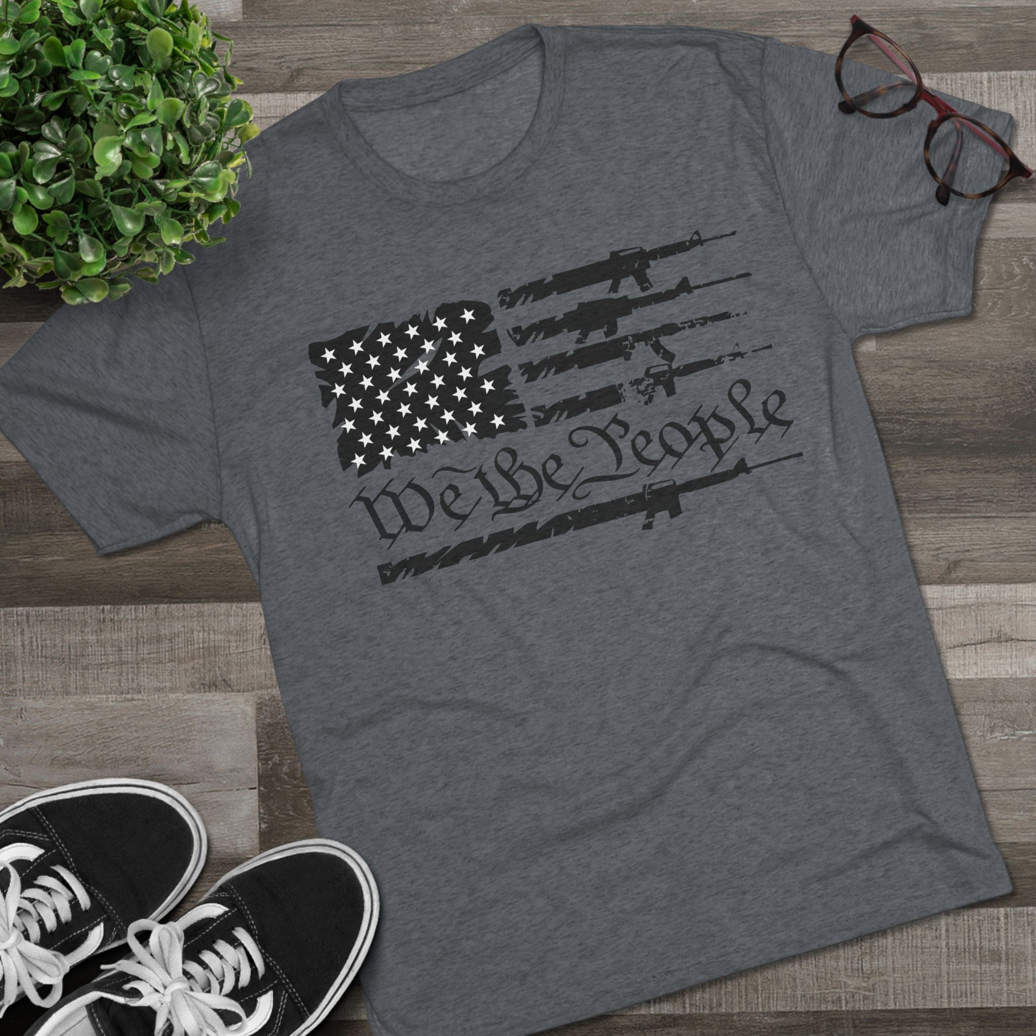 Gun Flag Tee - Unisex Crew