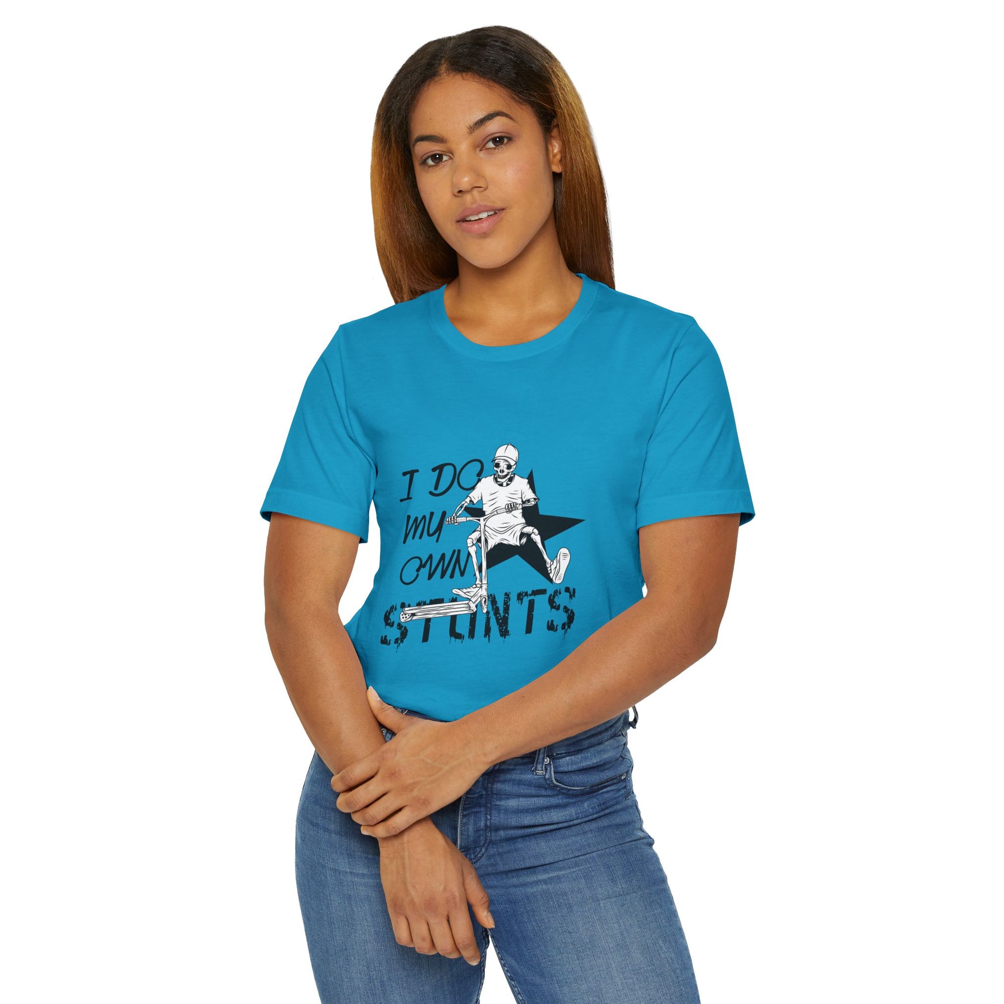 I Do My Own Stunts T-Shirt, Unisex Funny Tee, Adventure Lover Gift, Action Sports Top, Casual Wear