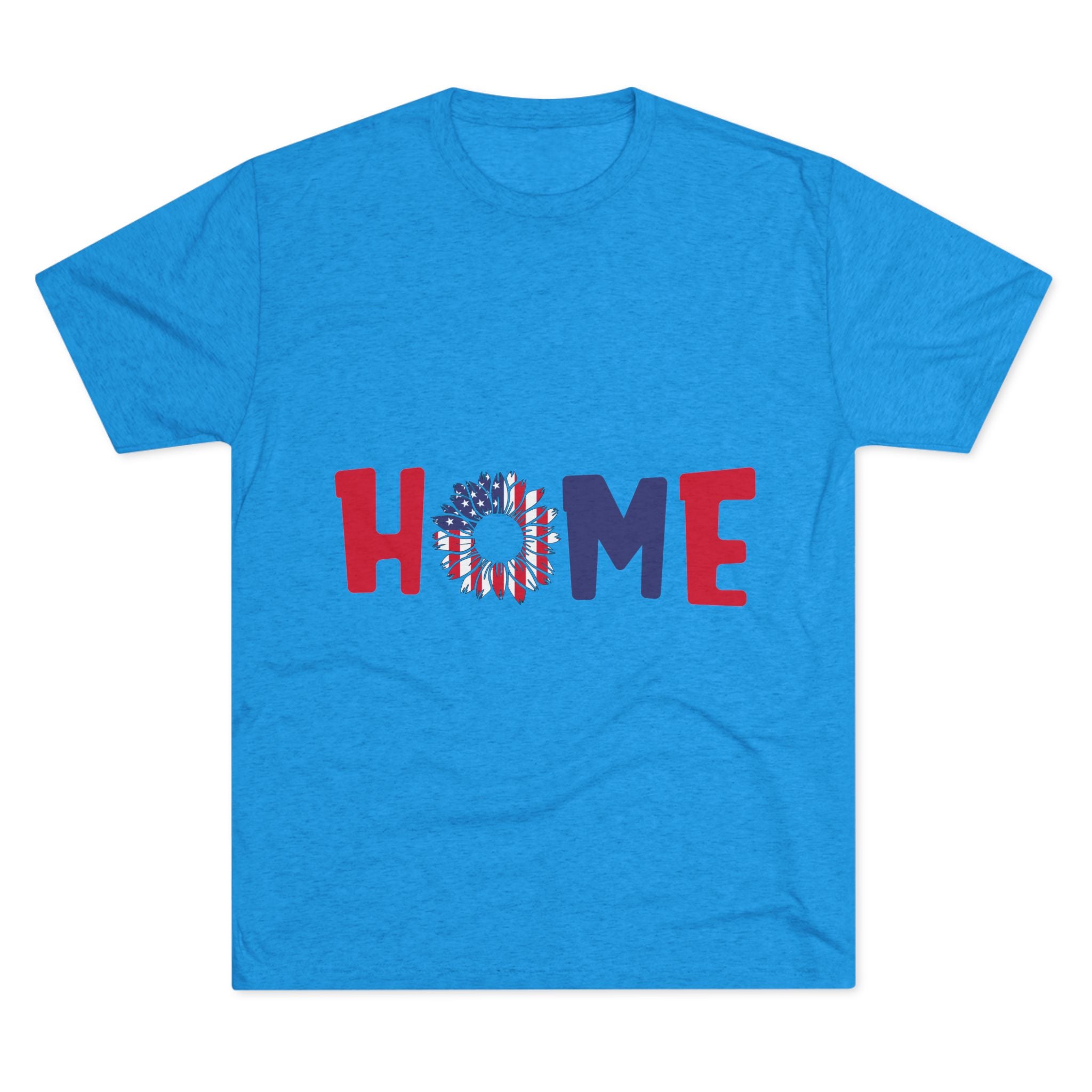 Graphic Tee Home in Red White and Blue Unisex Shirt