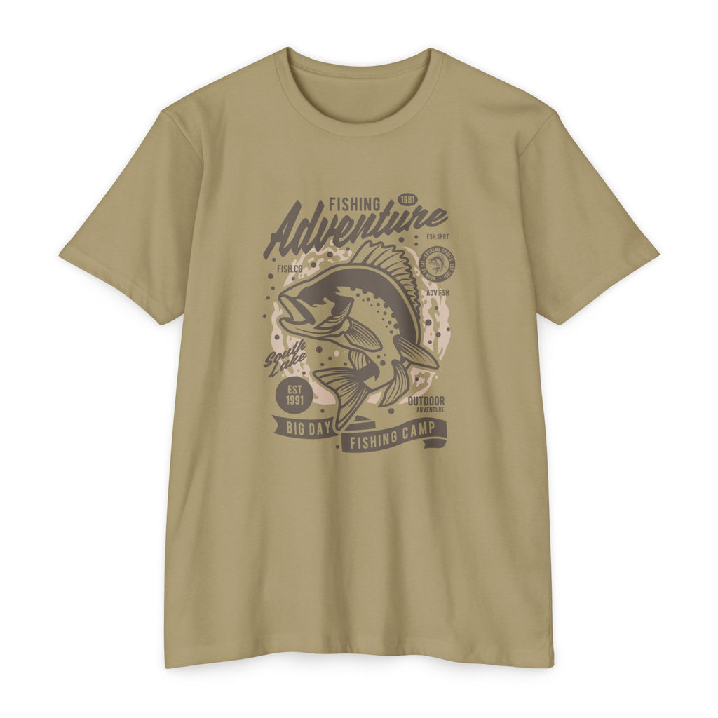 Fishing Adventure T-Shirt | Retro Fishing Tee, Outdoor Enthusiast Shirt, Father's Day Gift, Camp Apparel, Fishing Camp Style