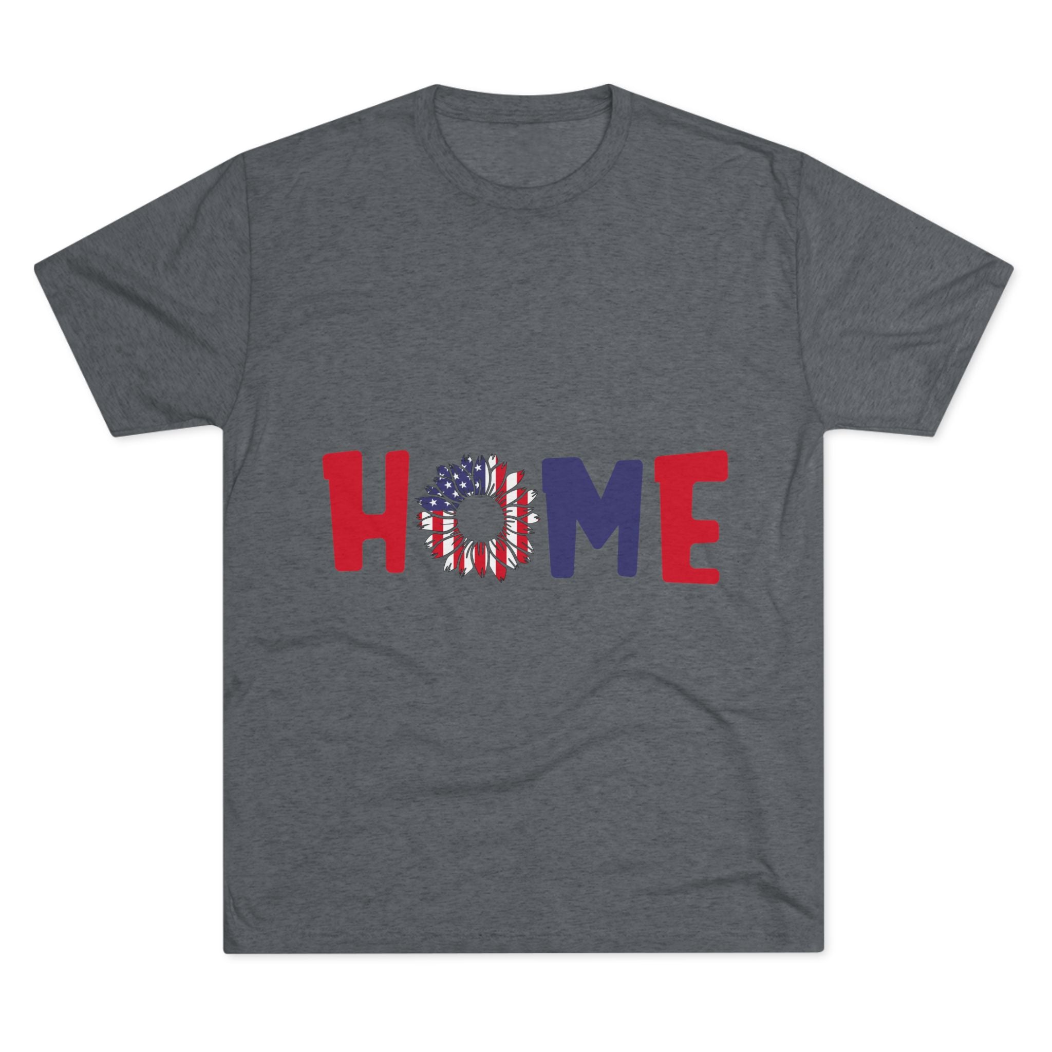 Graphic Tee Home in Red White and Blue Unisex Shirt