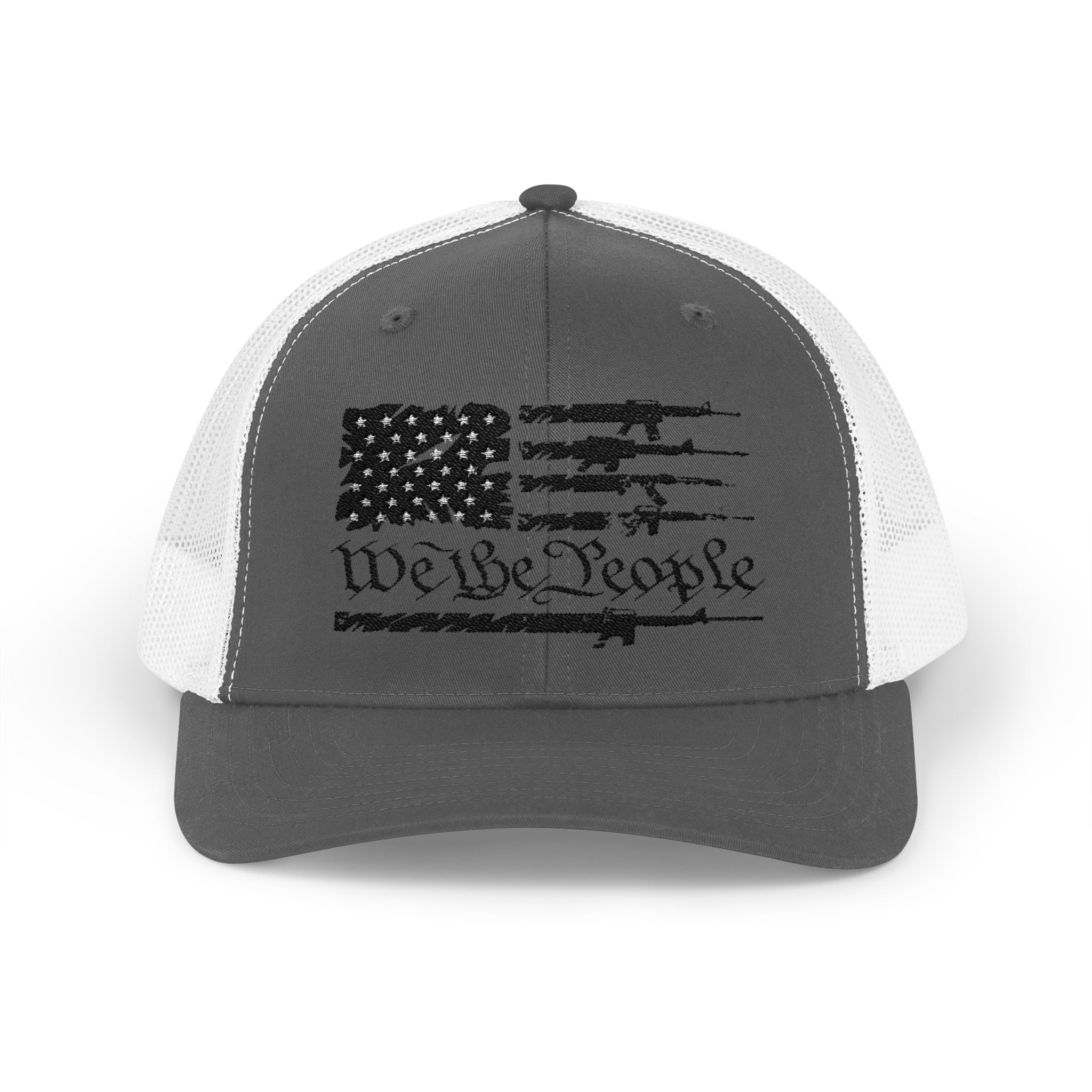 We Be People Snapback Trucker Cap | Patriotic Hat, Casual Cap, American Flag Cap, Perfect for Everyday Wear, Gift for Him/Her