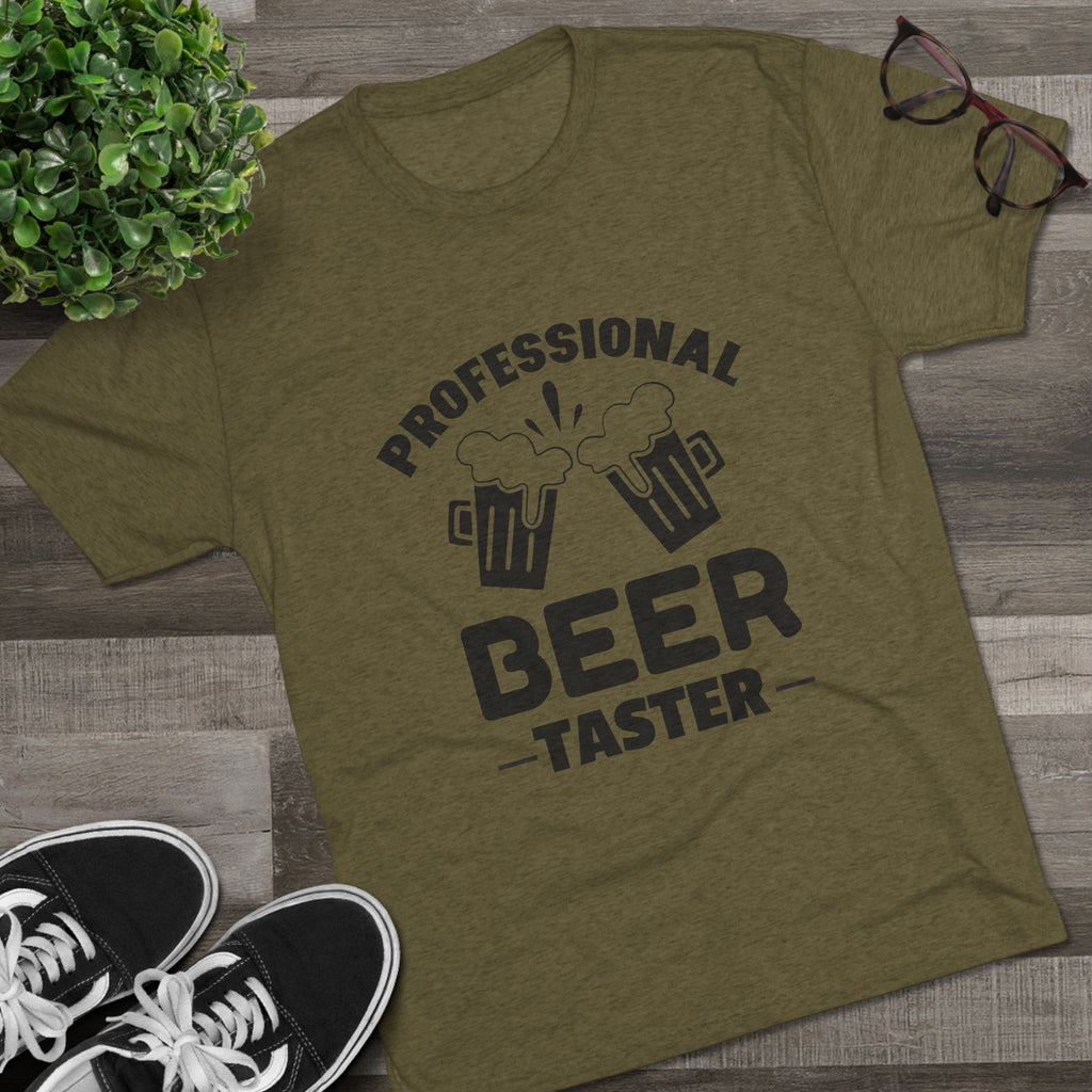 Professional Beer Taster Unisex Tri-Blend Tee