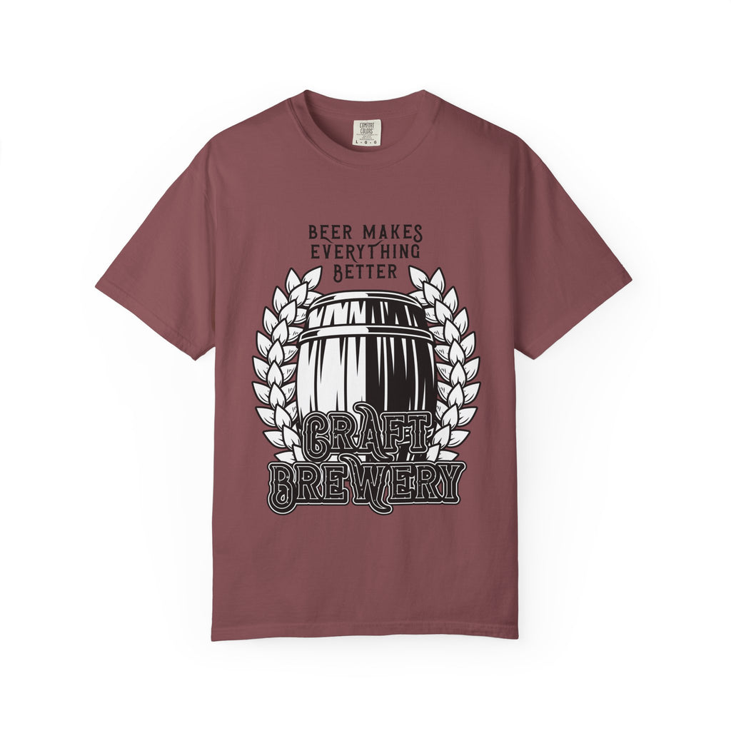 Craft Brewery T-Shirt, Beer Lover Gift, Unisex Graphic Tee, Beer Enthusiast Apparel, Homebrew Gifts, Fun Drinking Shirt
