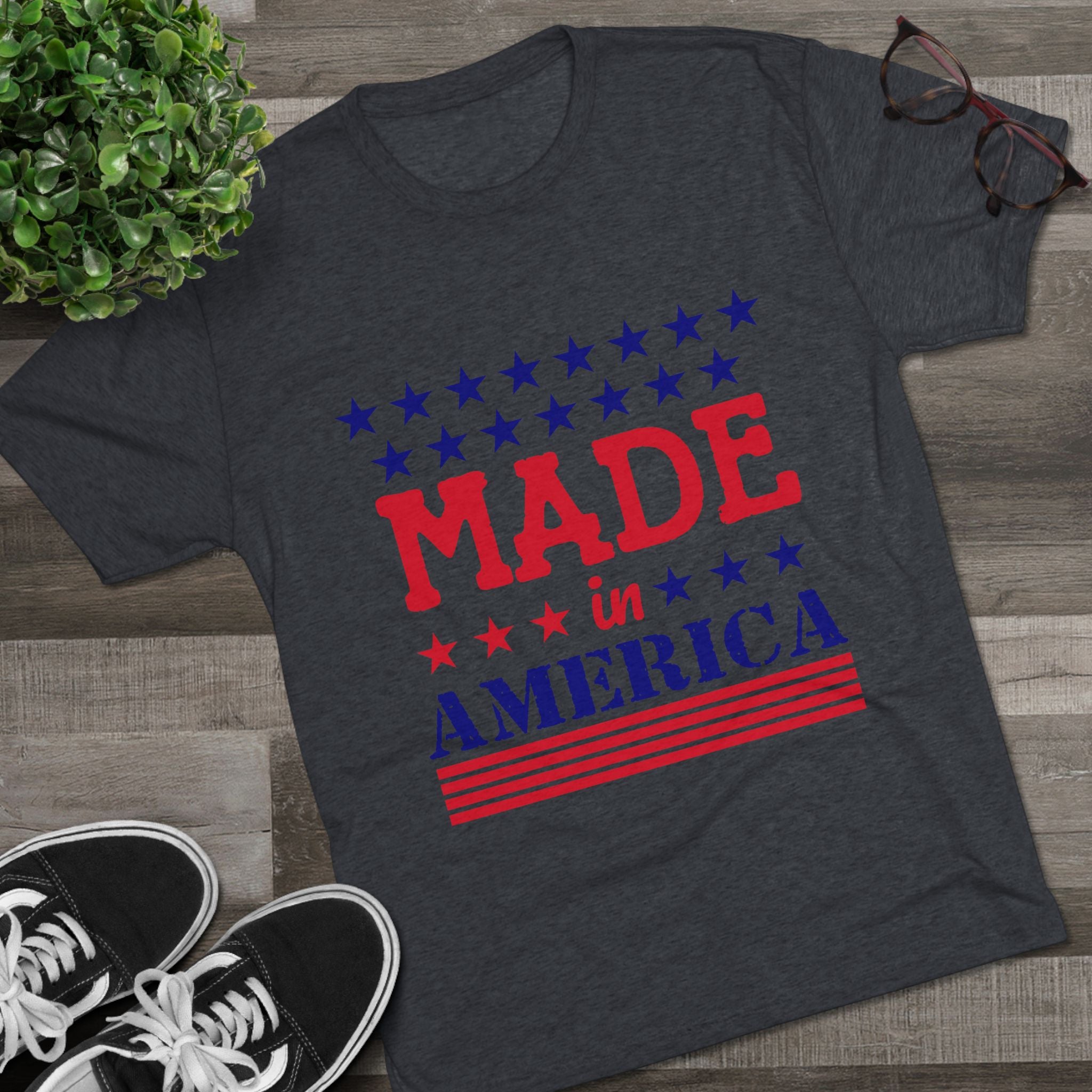 American Made Unisex Tri-Blend Tee
