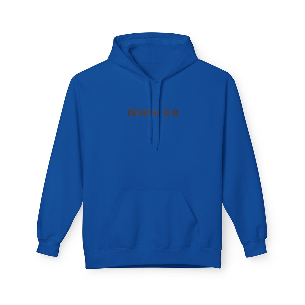 Hoodie - Isaiah 6:8 Inspirational Scripture Design