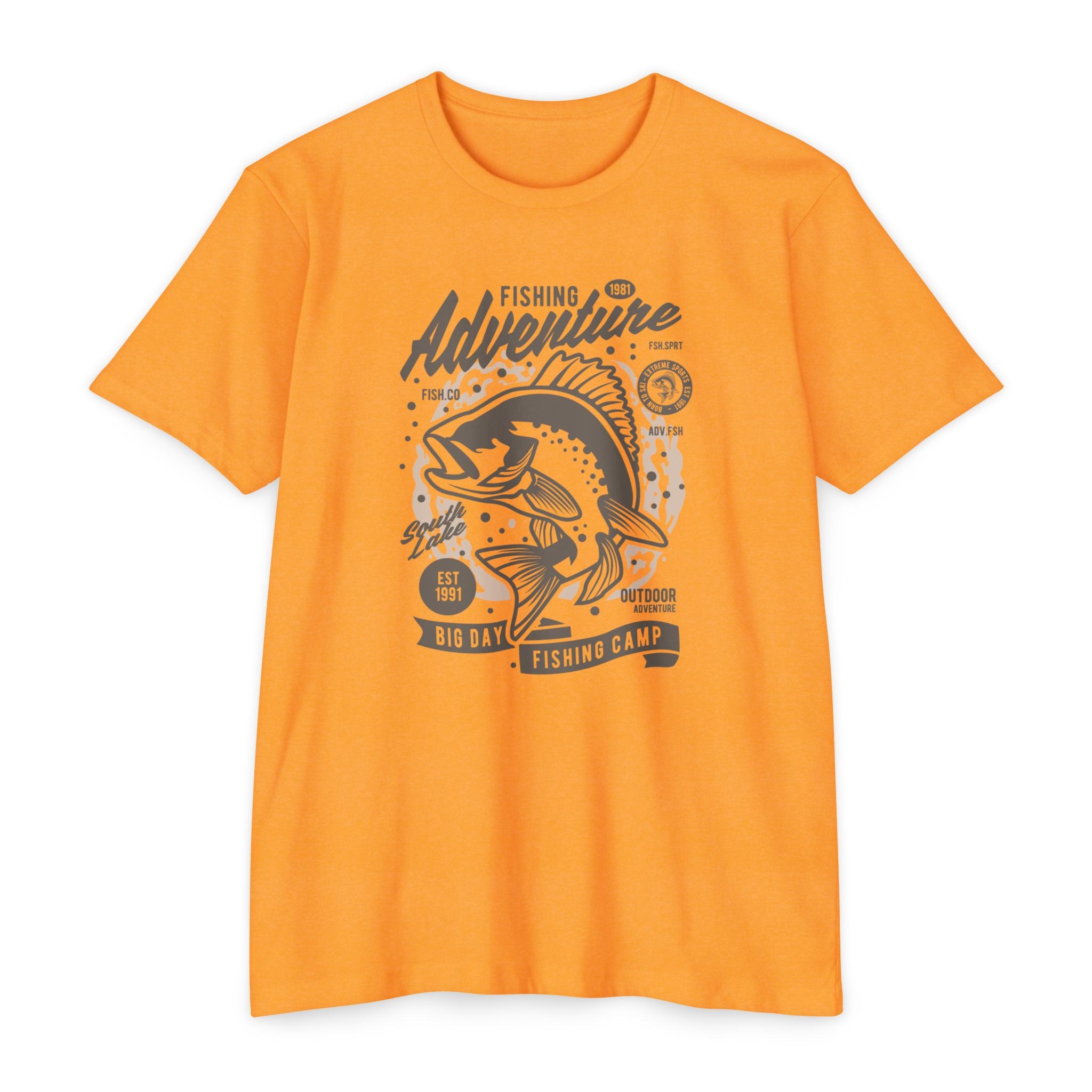 Fishing Adventure T-Shirt | Retro Fishing Tee, Outdoor Enthusiast Shirt, Father's Day Gift, Camp Apparel, Fishing Camp Style