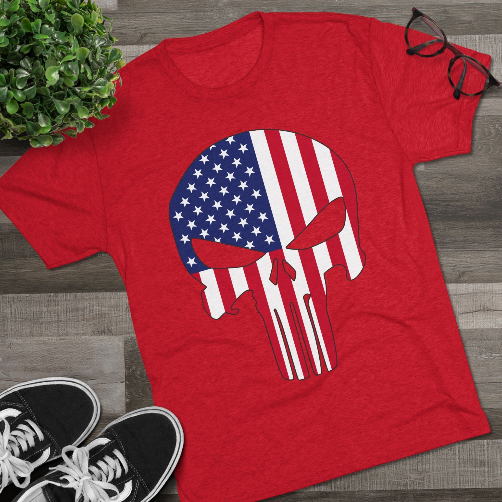 American Flag Punisher Tee