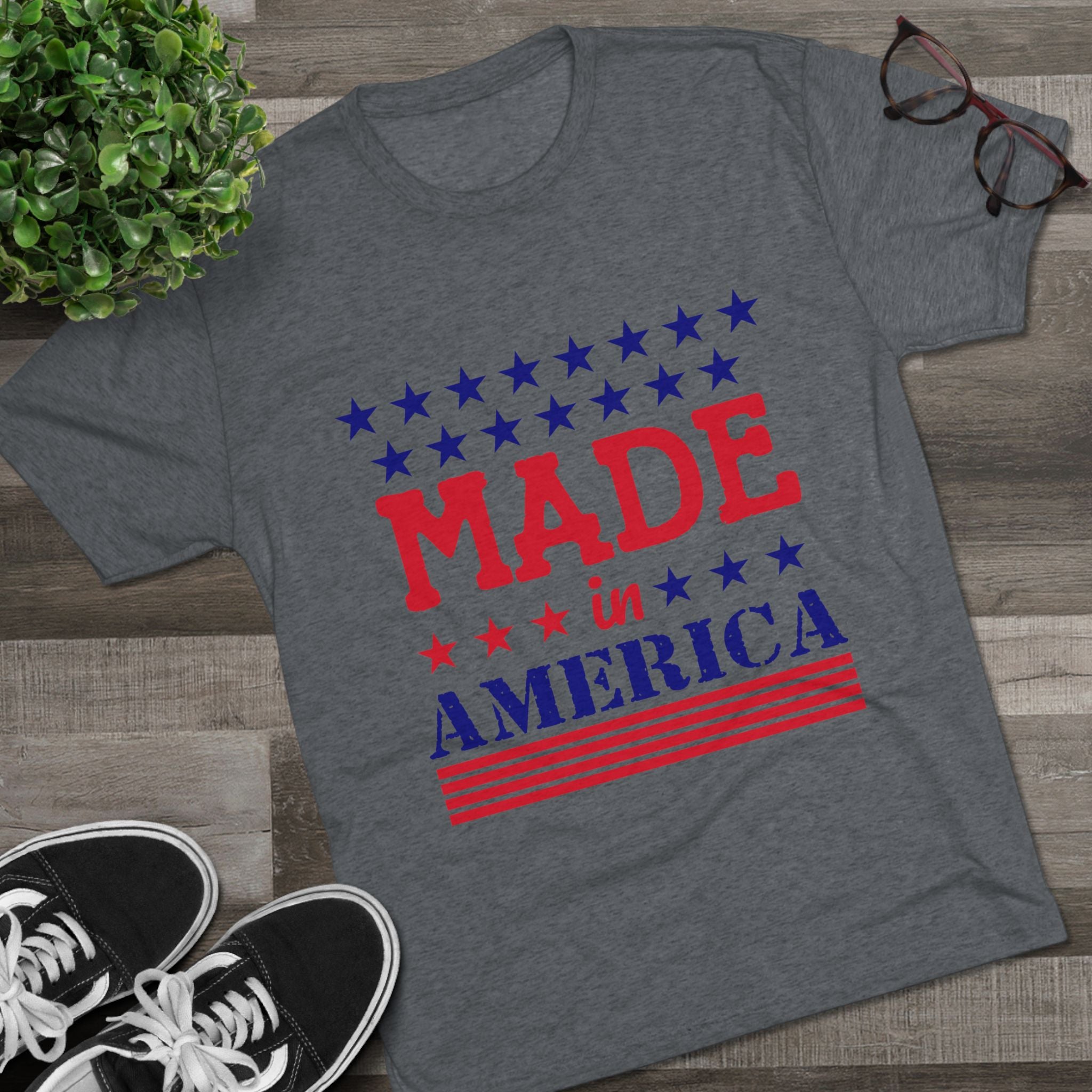 American Made Unisex Tri-Blend Tee