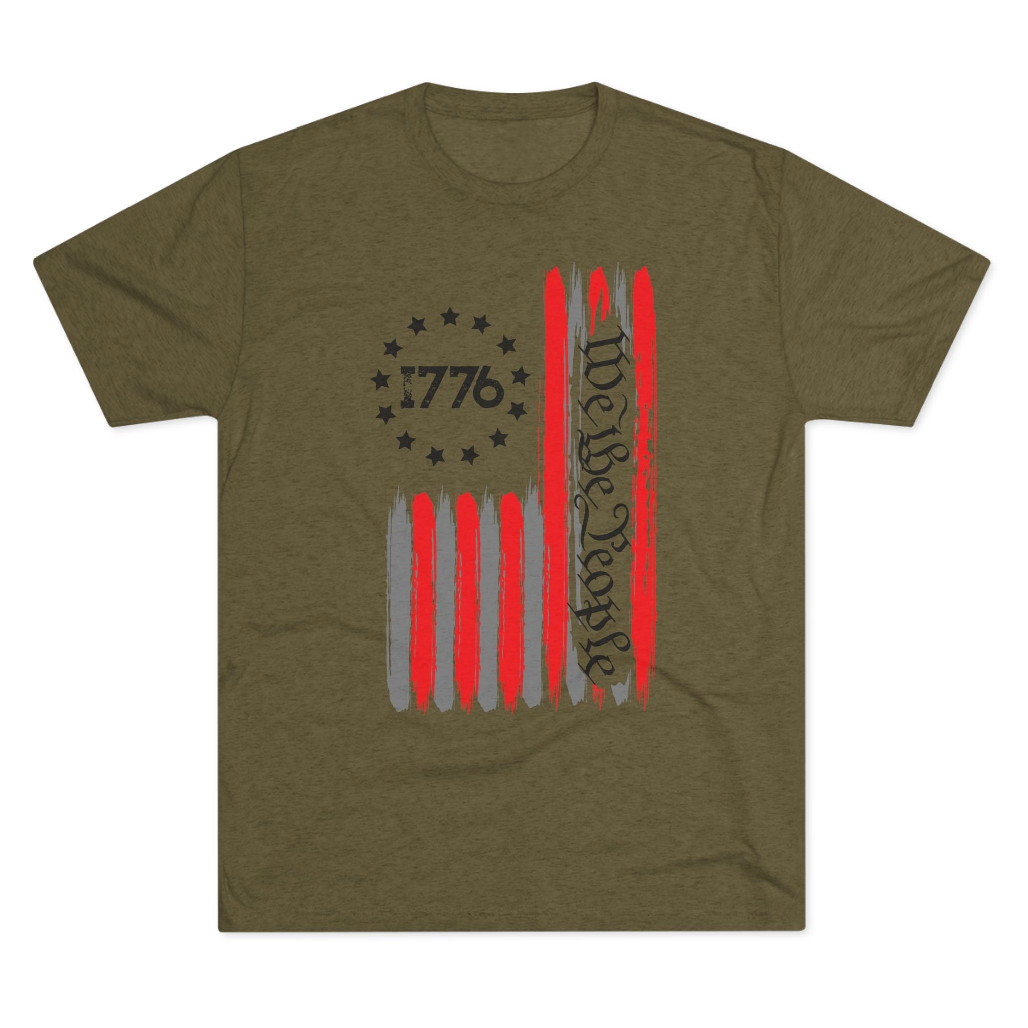 Patriotic Unisex Crew Tee - 1776 Heritage Shirt, USA Pride Apparel, Independence Day Gift, American Flag Top, Casual Summer Tee