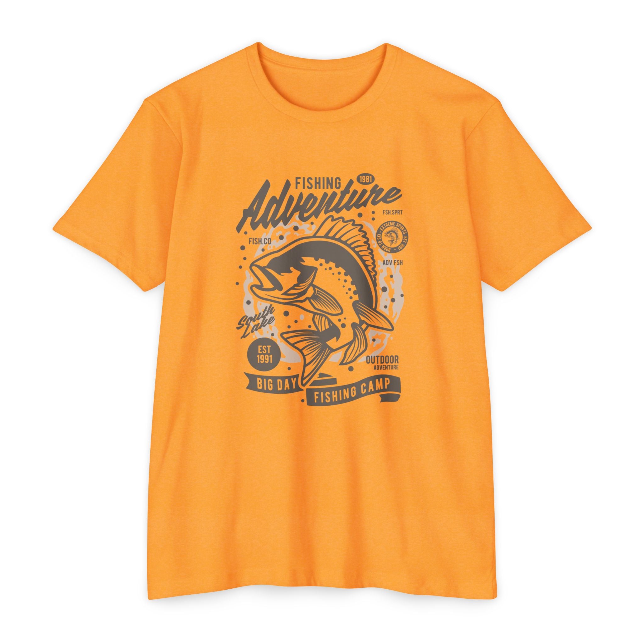 Fishing Adventure T-Shirt | Retro Fishing Tee, Outdoor Enthusiast Shirt, Father's Day Gift, Camp Apparel, Fishing Camp Style