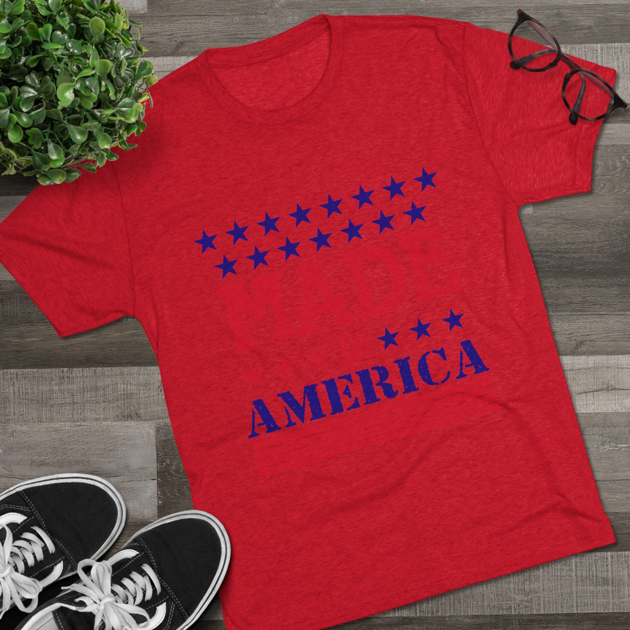 American Made Unisex Tri-Blend Tee