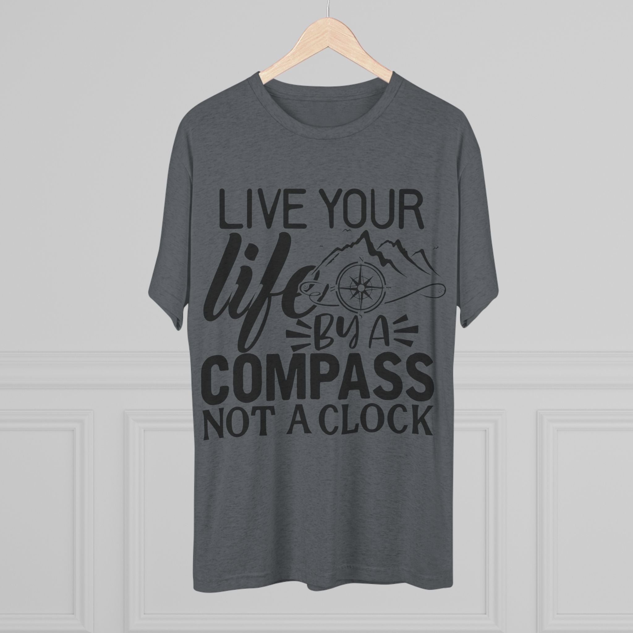 Adventures Await Tri-Blend Tee | Wanderlust Shirt, Travel Gift, Nature Lover Tee, Outdoor Adventure Shirt, Inspirational T-Shirt