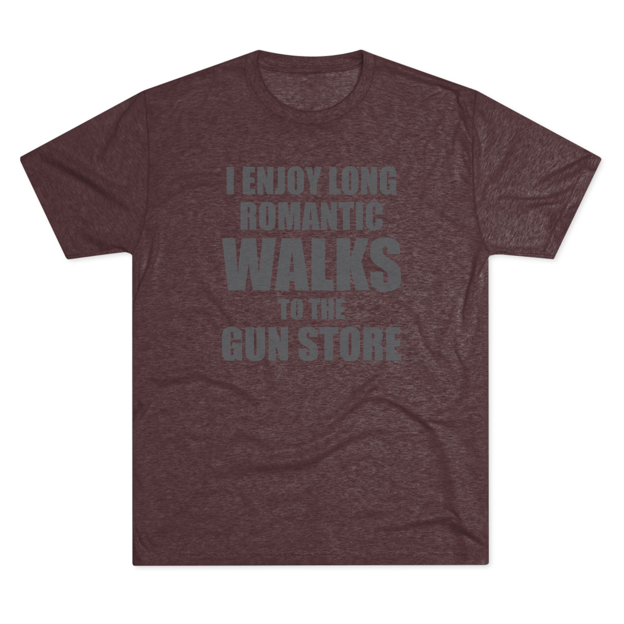 Gun Lover's Tri-Blend Tee - Romantic Walks Design
