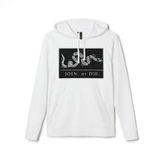 Fleece Hoodie - Bold Lines Design