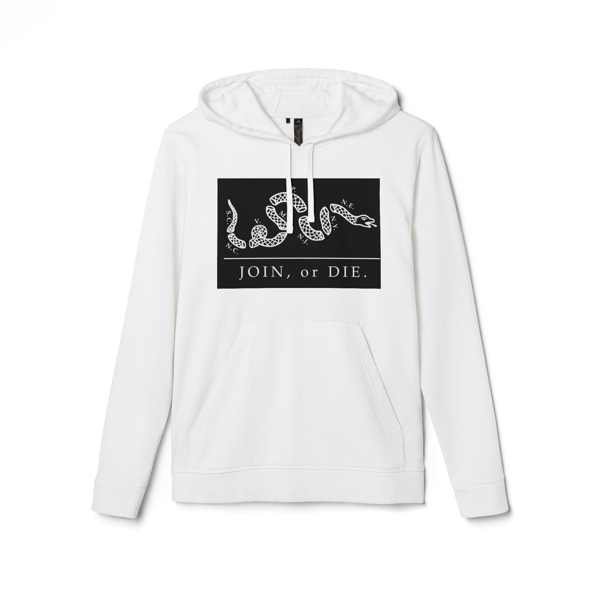 Fleece Hoodie - Bold Lines Design