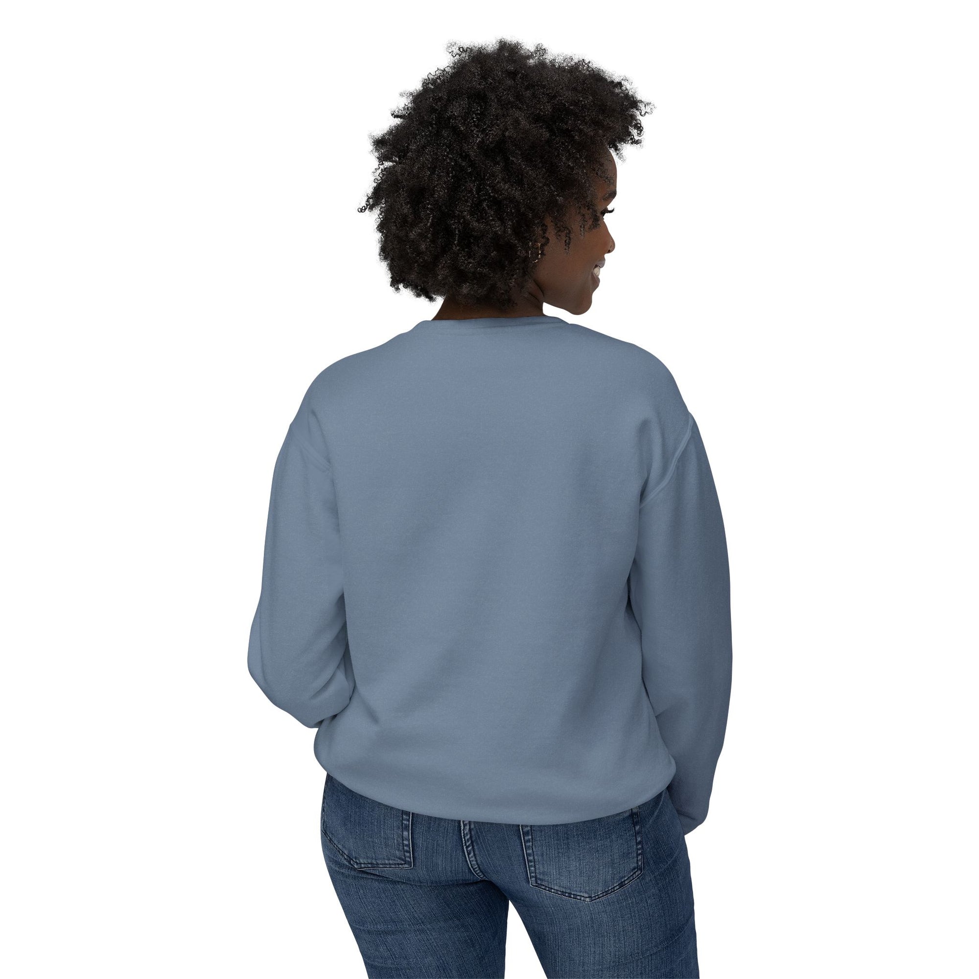 Dog Print Sweatshirt - Be Pawsome Lightweight Crewneck