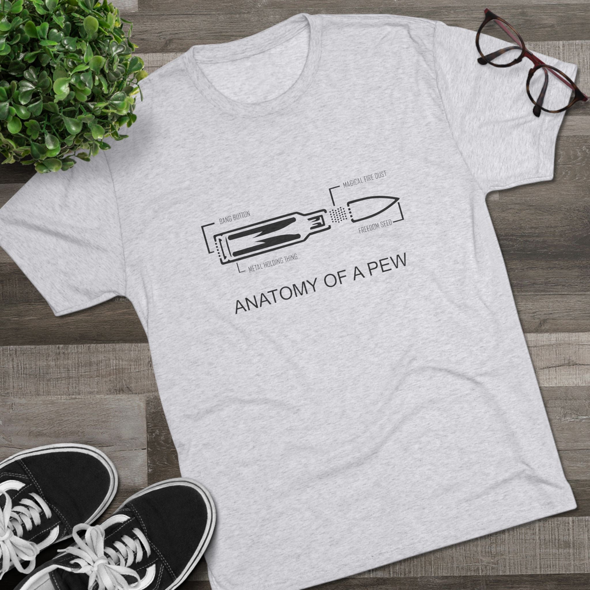 Unisex Tee - Anatomy of Pew Design