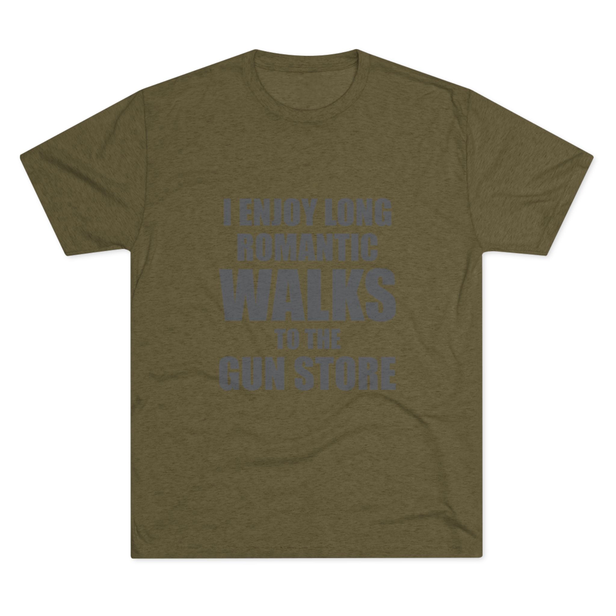 Gun Lover's Tri-Blend Tee - Romantic Walks Design
