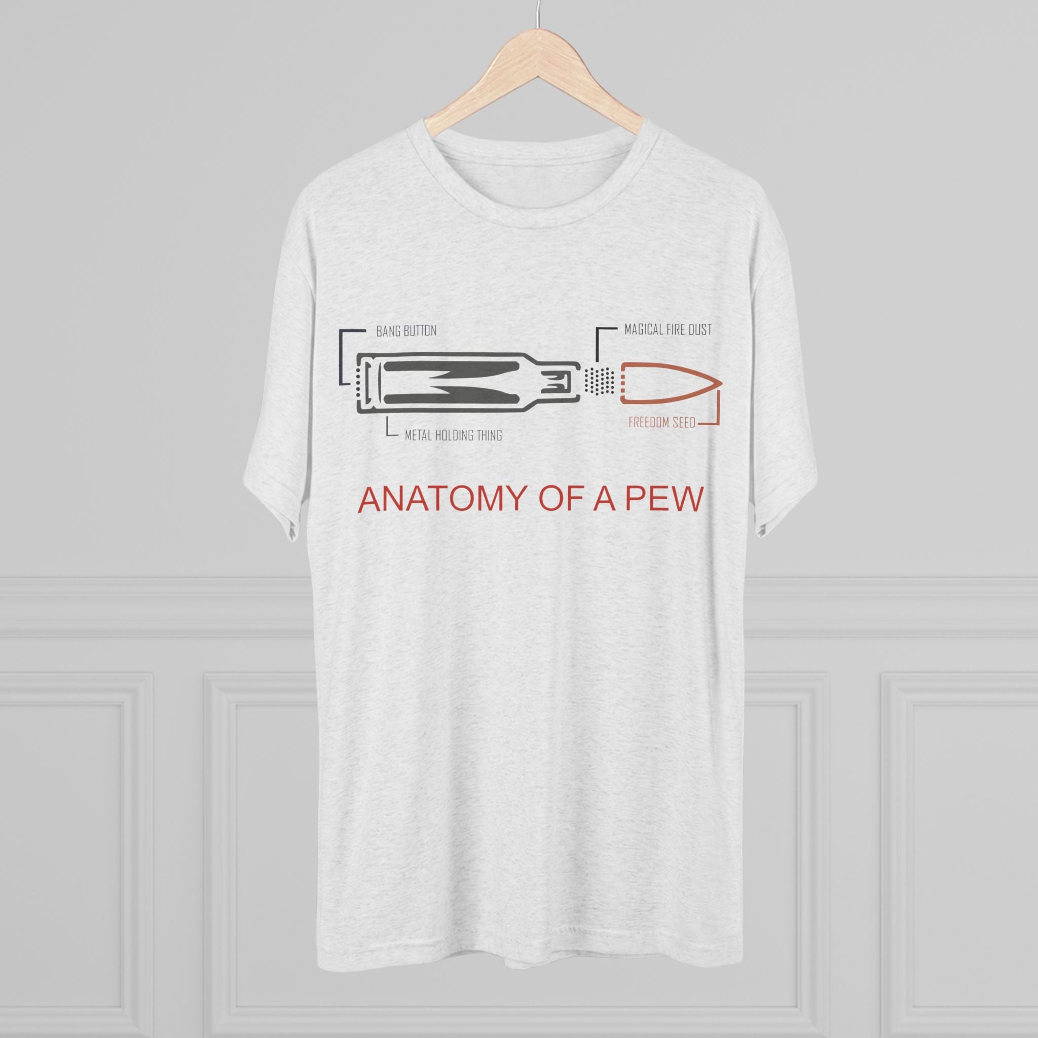 Unisex Tee - Anatomy of Pew Design