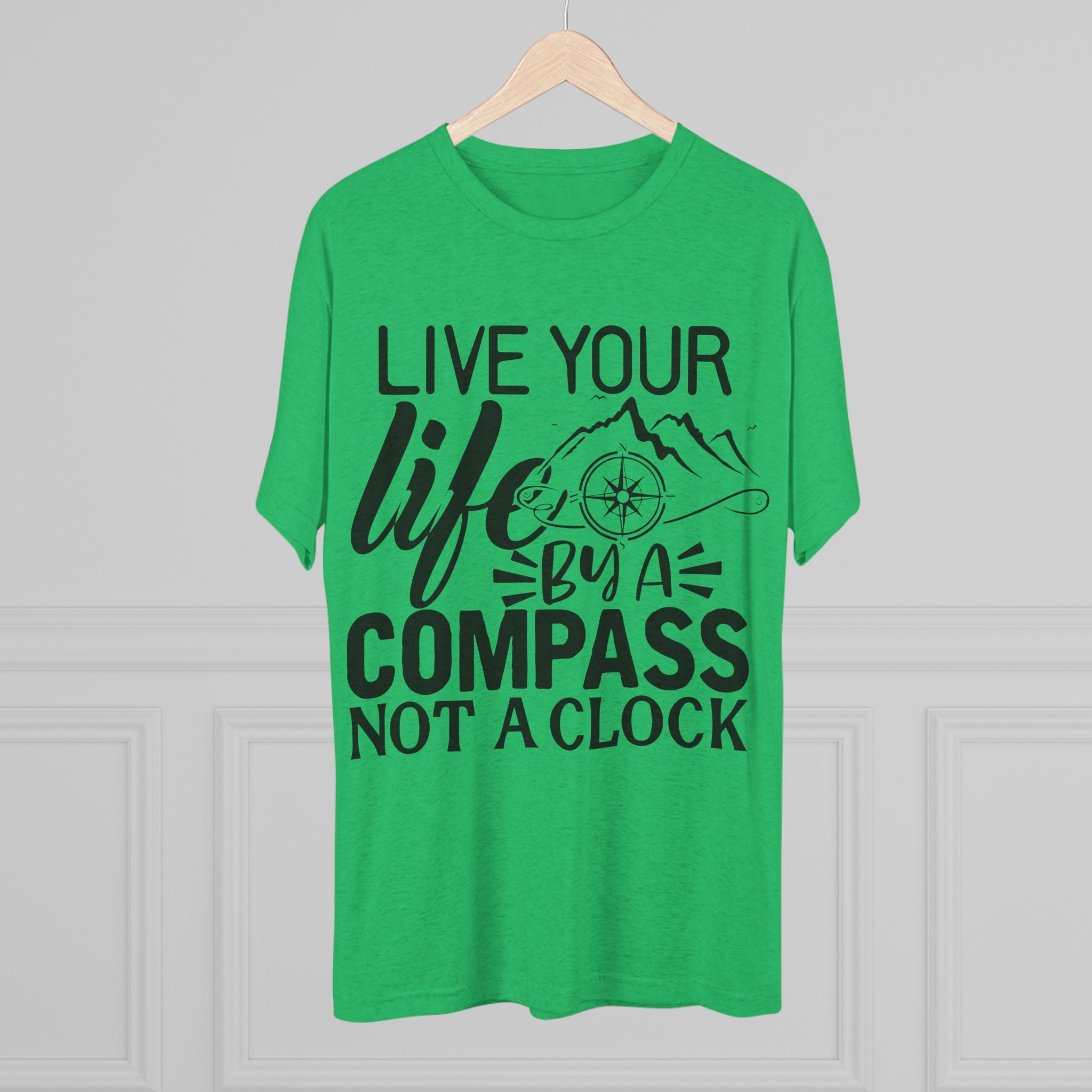 Adventures Await Tri-Blend Tee | Wanderlust Shirt, Travel Gift, Nature Lover Tee, Outdoor Adventure Shirt, Inspirational T-Shirt