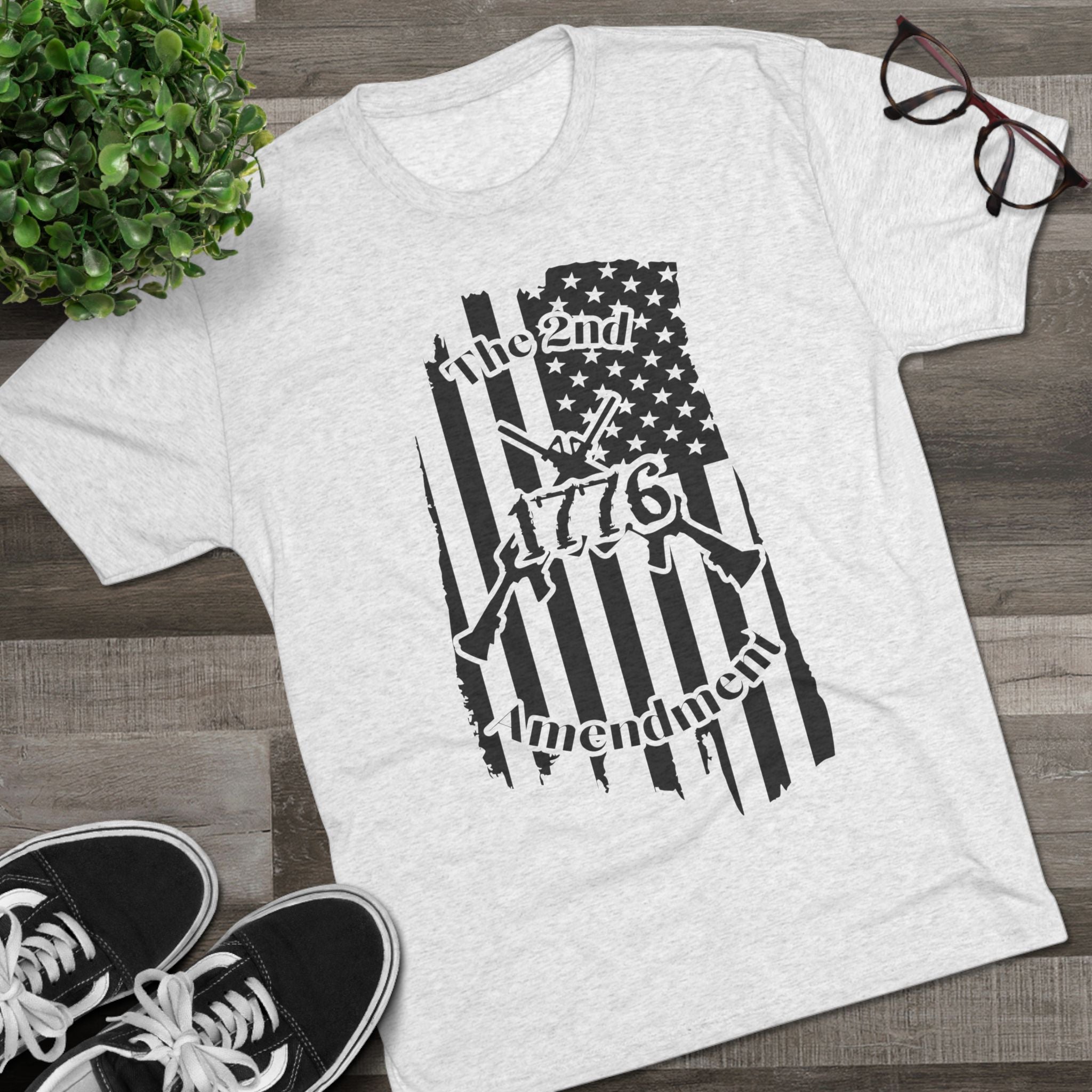Distressed Flag Tee
