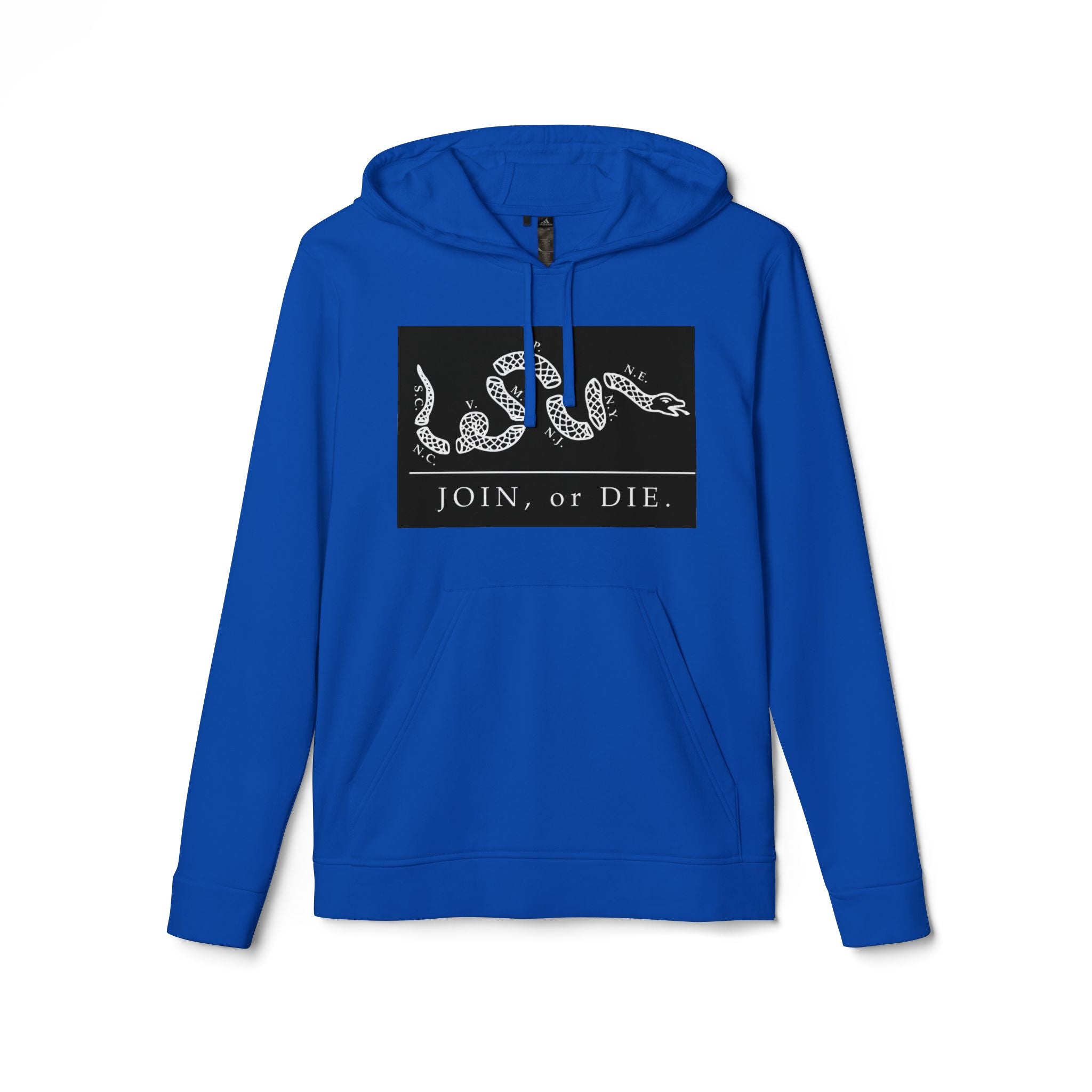 Fleece Hoodie - Bold Lines Design