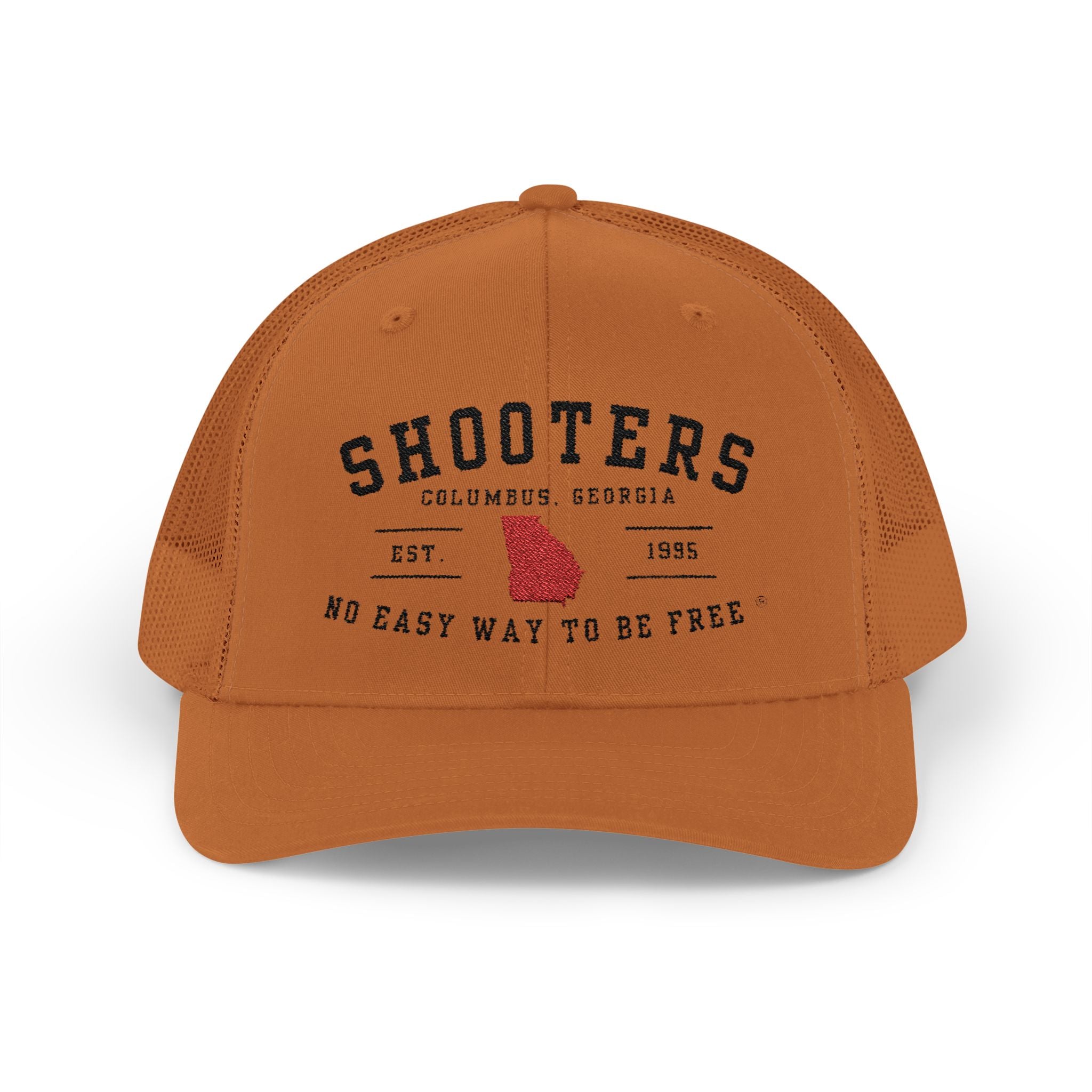 Shooters of Columbus Snapback Trucker Cap (Black lettering)