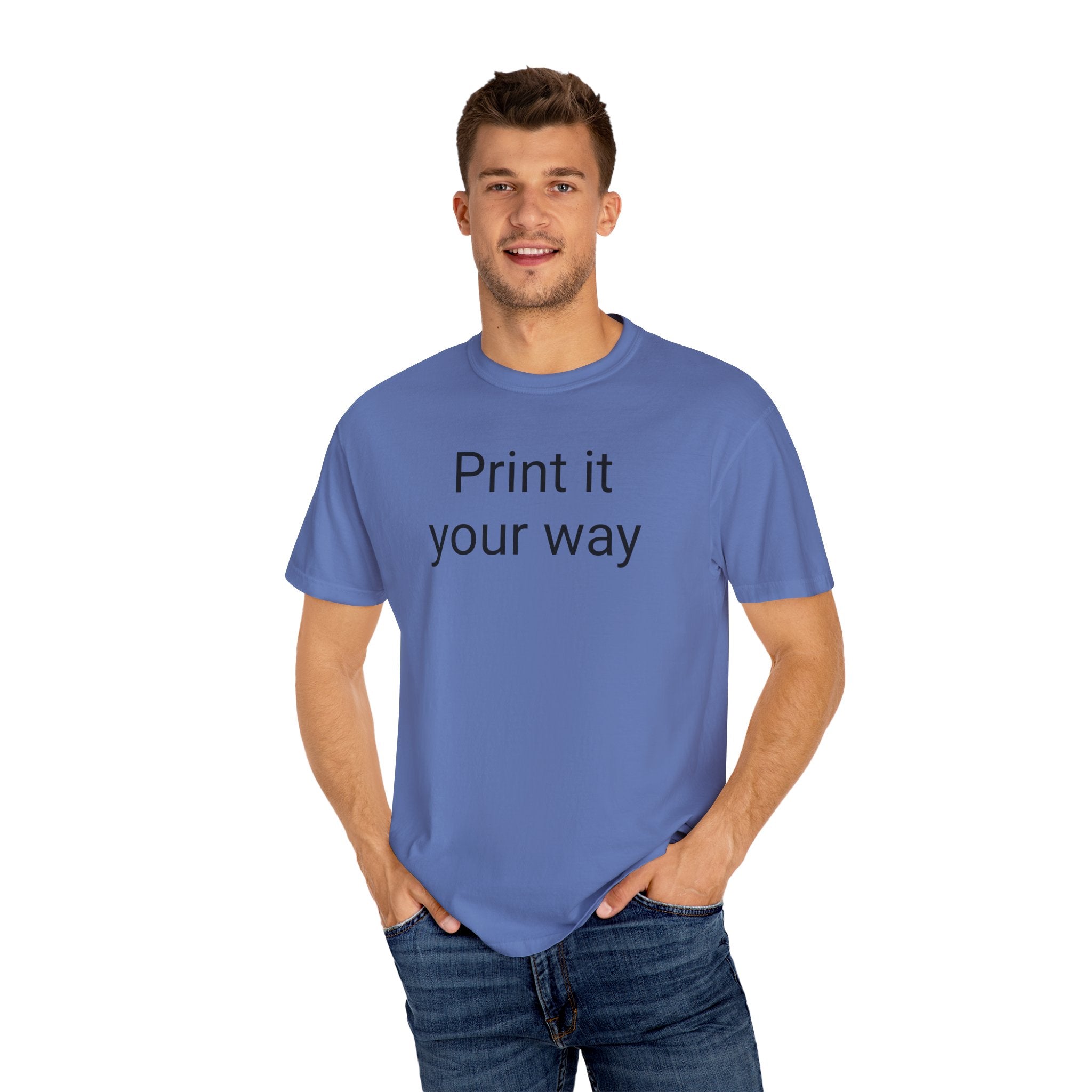Customizable Unisex T-Shirt | Print It Your Way | Gift for Friends, DIY Fashion, Casual Wear, Birthday Gift, Personalize Your Style