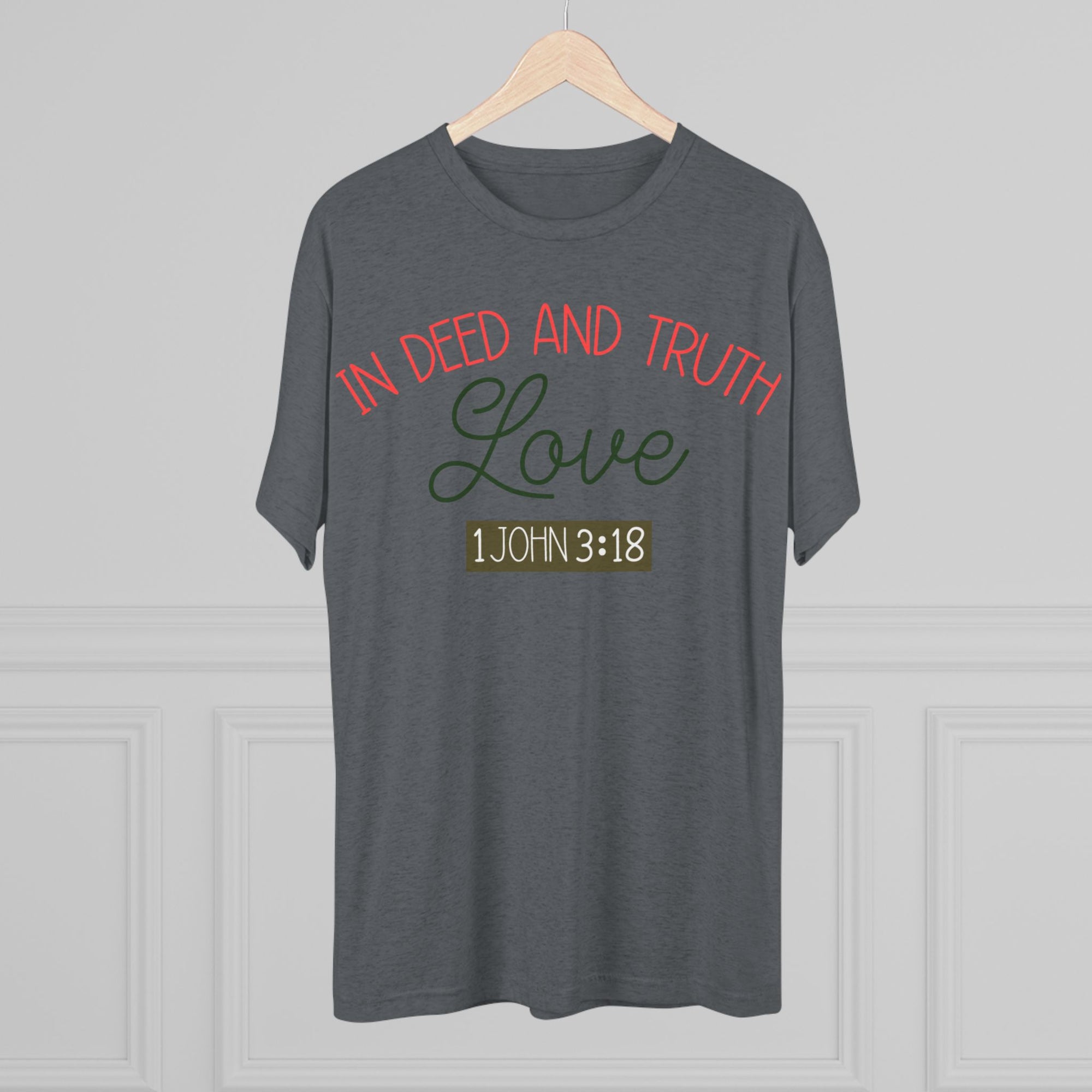 Scripture Inspired Crew Tee, Faith Shirt, Christian T-Shirt, Unisex Love Tee, Casual Outfit, Gift for Believers, Bible Verse Top