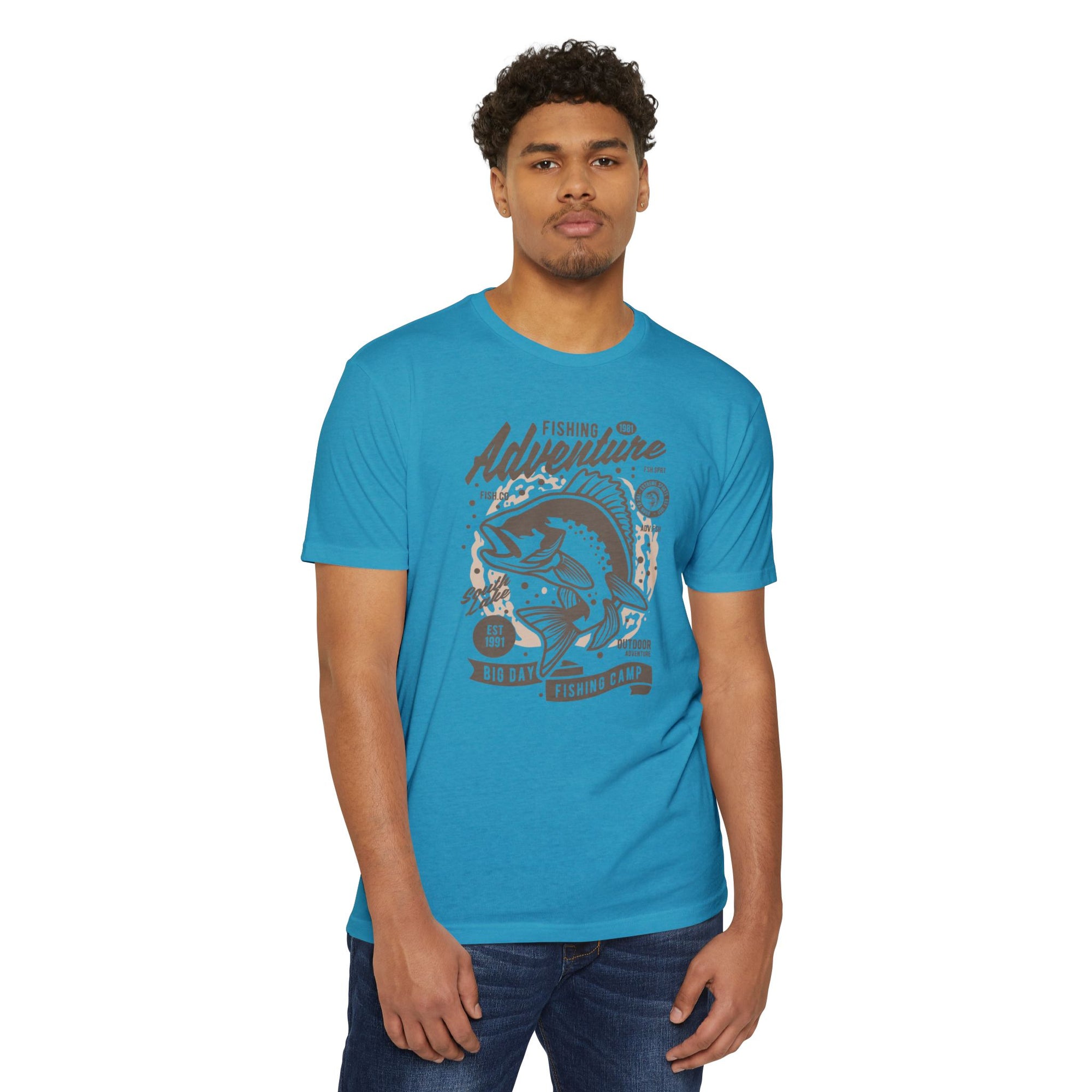Fishing Adventure T-Shirt | Retro Fishing Tee, Outdoor Enthusiast Shirt, Father's Day Gift, Camp Apparel, Fishing Camp Style