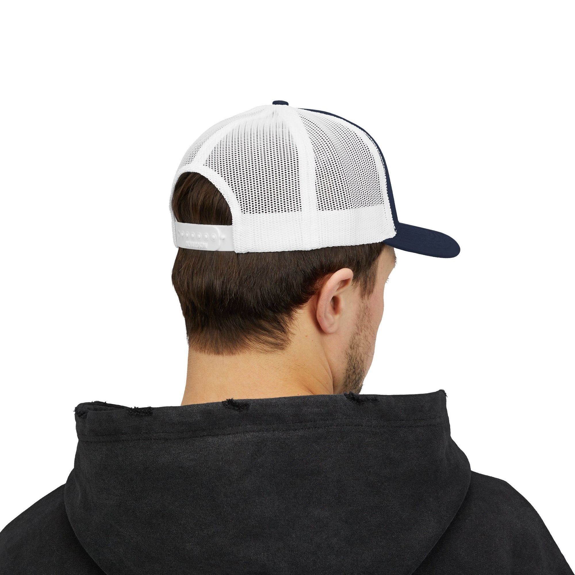 Trucker Cap American Flag Paw Print