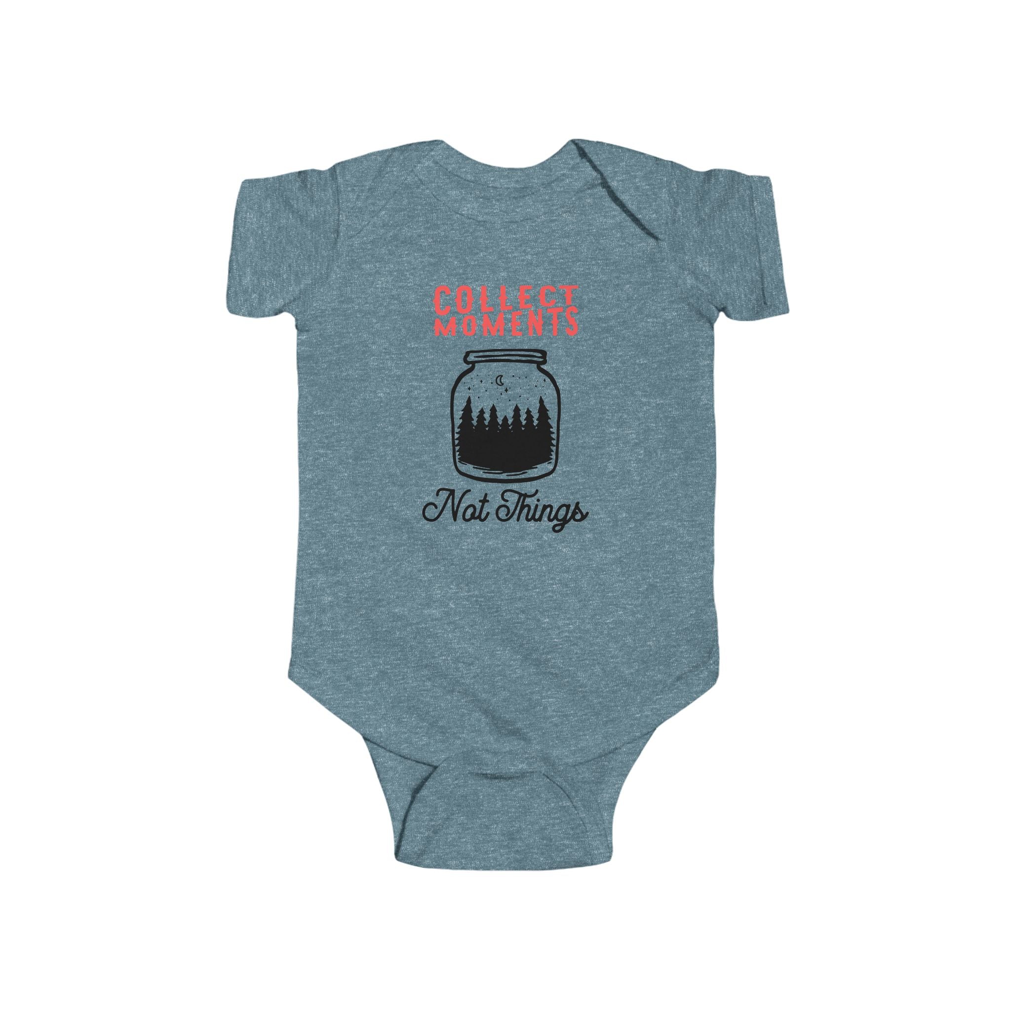 Infant Bodysuit - Collect Moments not things Design