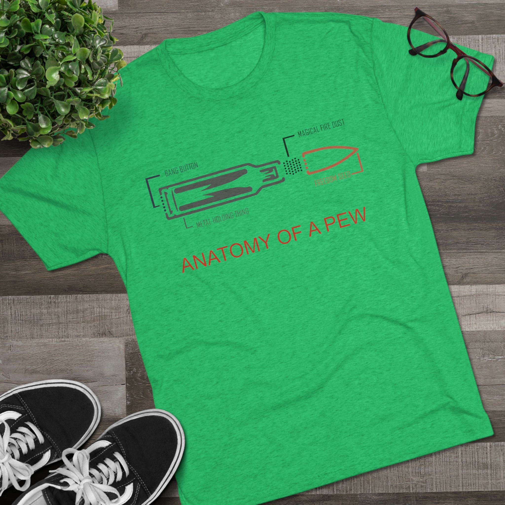 Unisex Tee - Anatomy of Pew Design