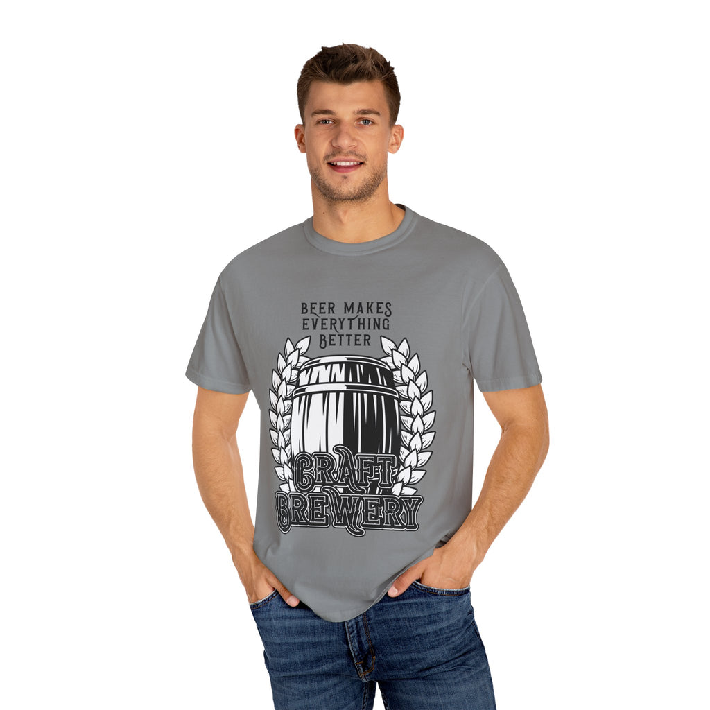 Craft Brewery T-Shirt, Beer Lover Gift, Unisex Graphic Tee, Beer Enthusiast Apparel, Homebrew Gifts, Fun Drinking Shirt