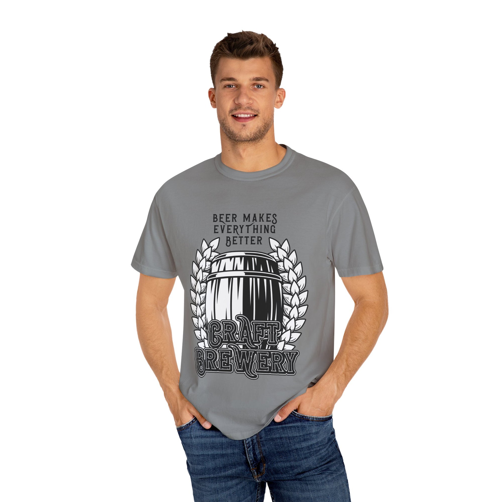 Craft Brewery T-Shirt, Beer Lover Gift, Unisex Graphic Tee, Beer Enthusiast Apparel, Homebrew Gifts, Fun Drinking Shirt