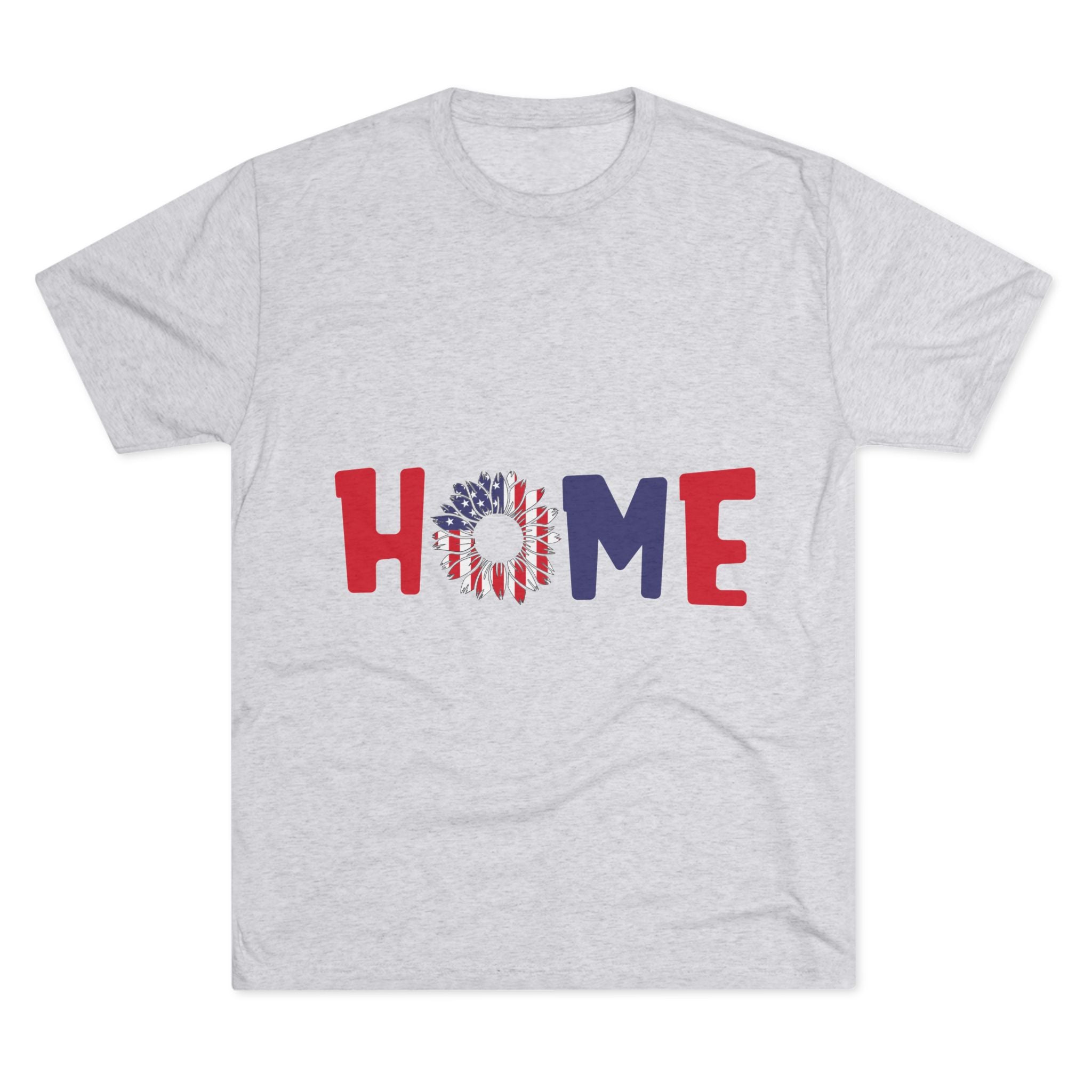 Graphic Tee Home in Red White and Blue Unisex Shirt