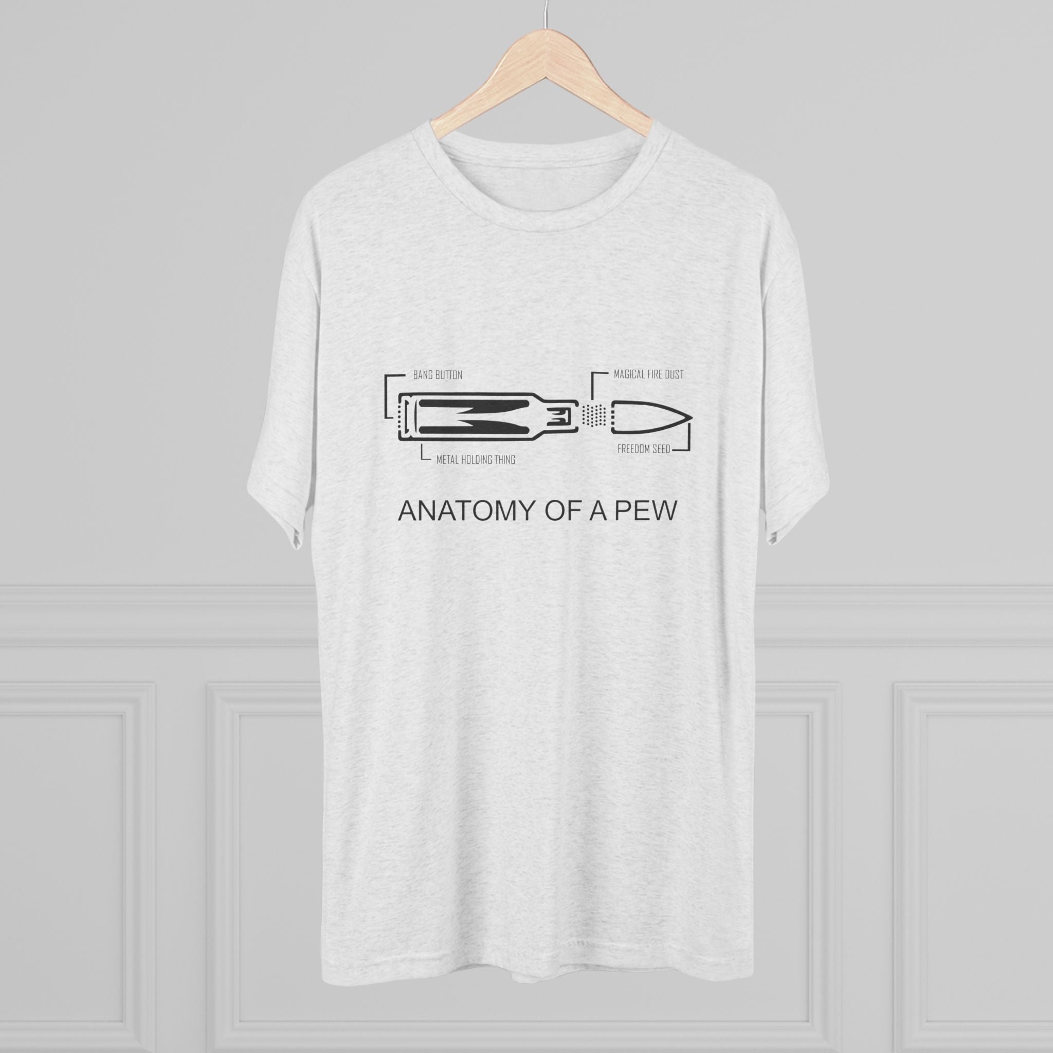 Unisex Tee - Anatomy of Pew Design