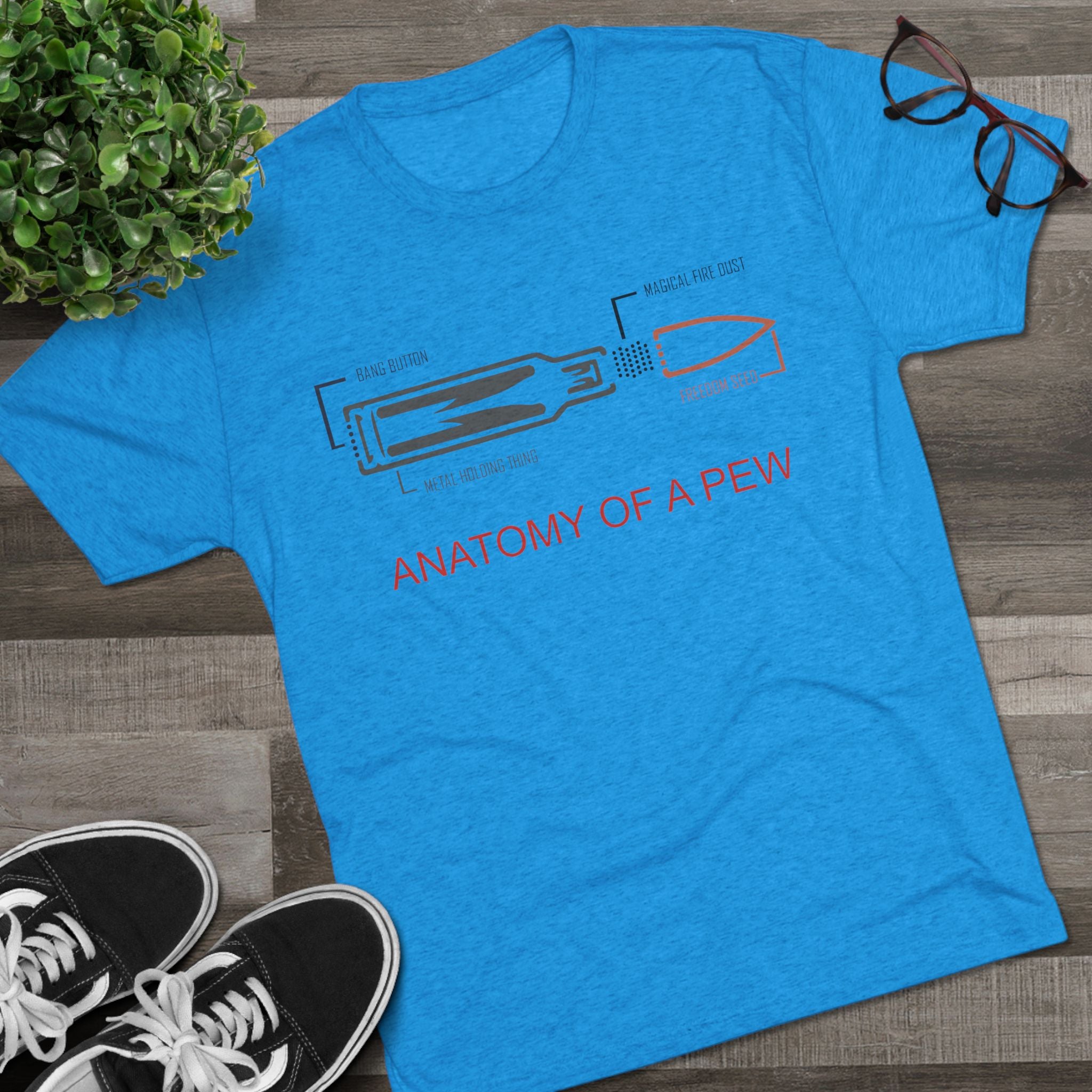 Unisex Tee - Anatomy of Pew Design