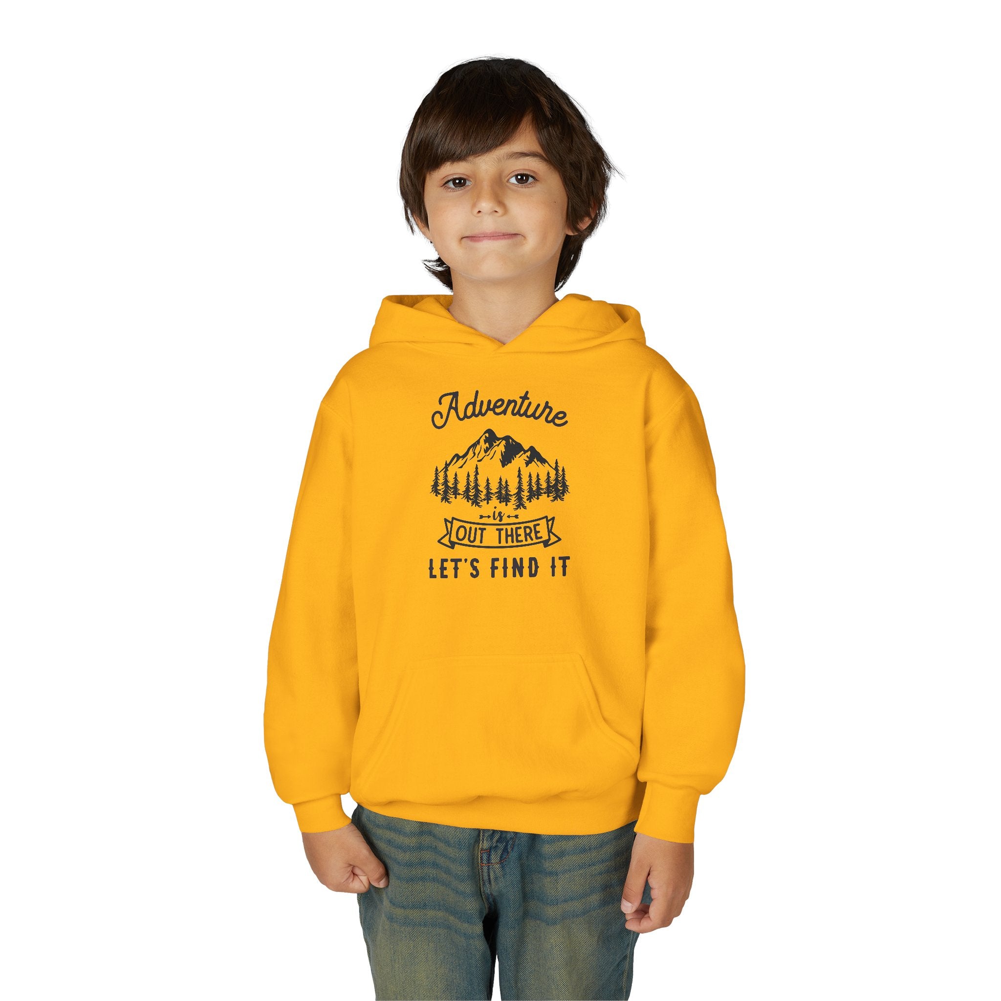 Adventure Awaits Kids Sweatshirt, Youth Outdoor Hoodie, Nature Lover Gift, Camping Sweatshirt, Adventure is Out There Sweatshirt